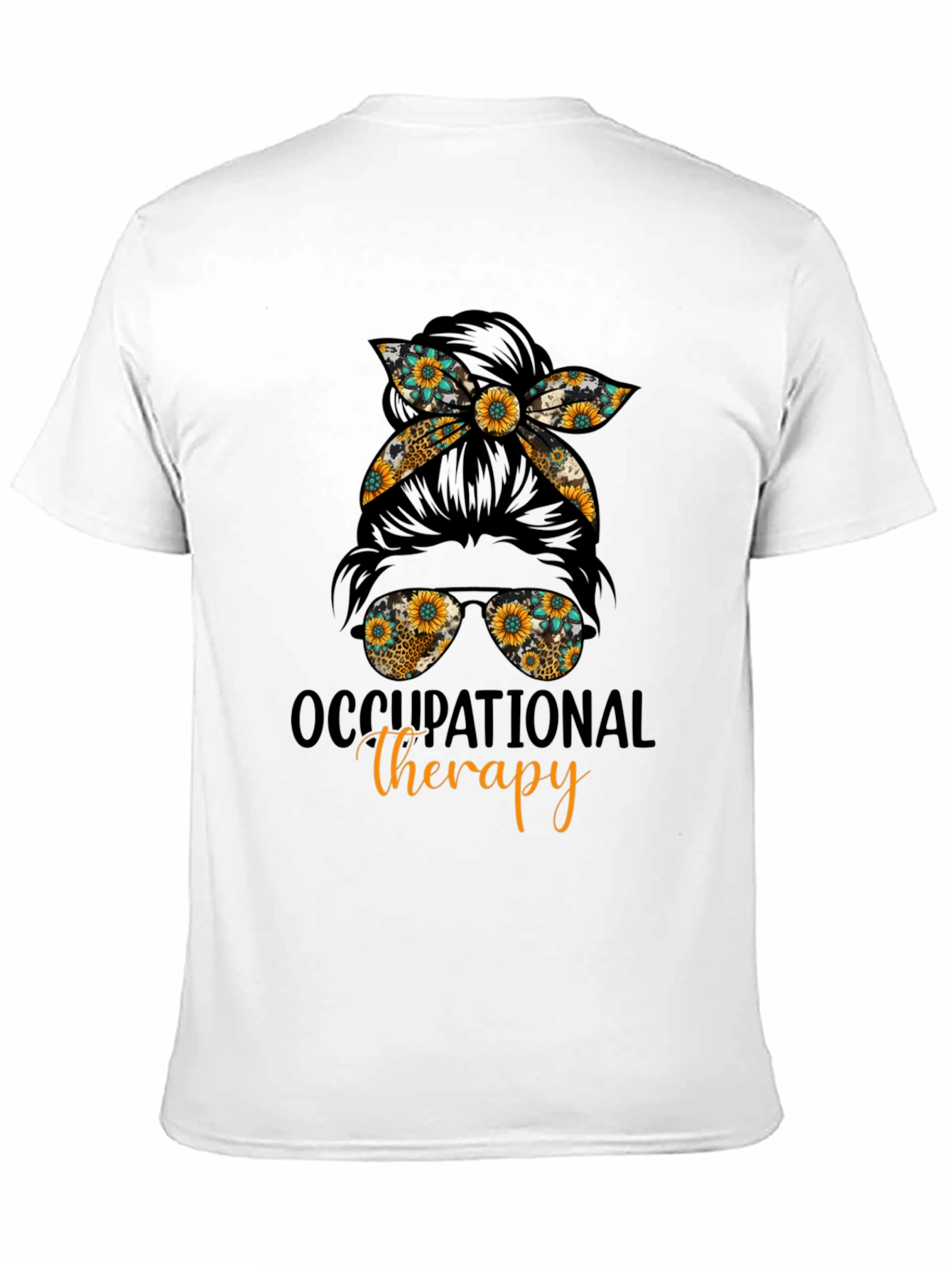 Occupational Therapy Messy Bun T-Shirt