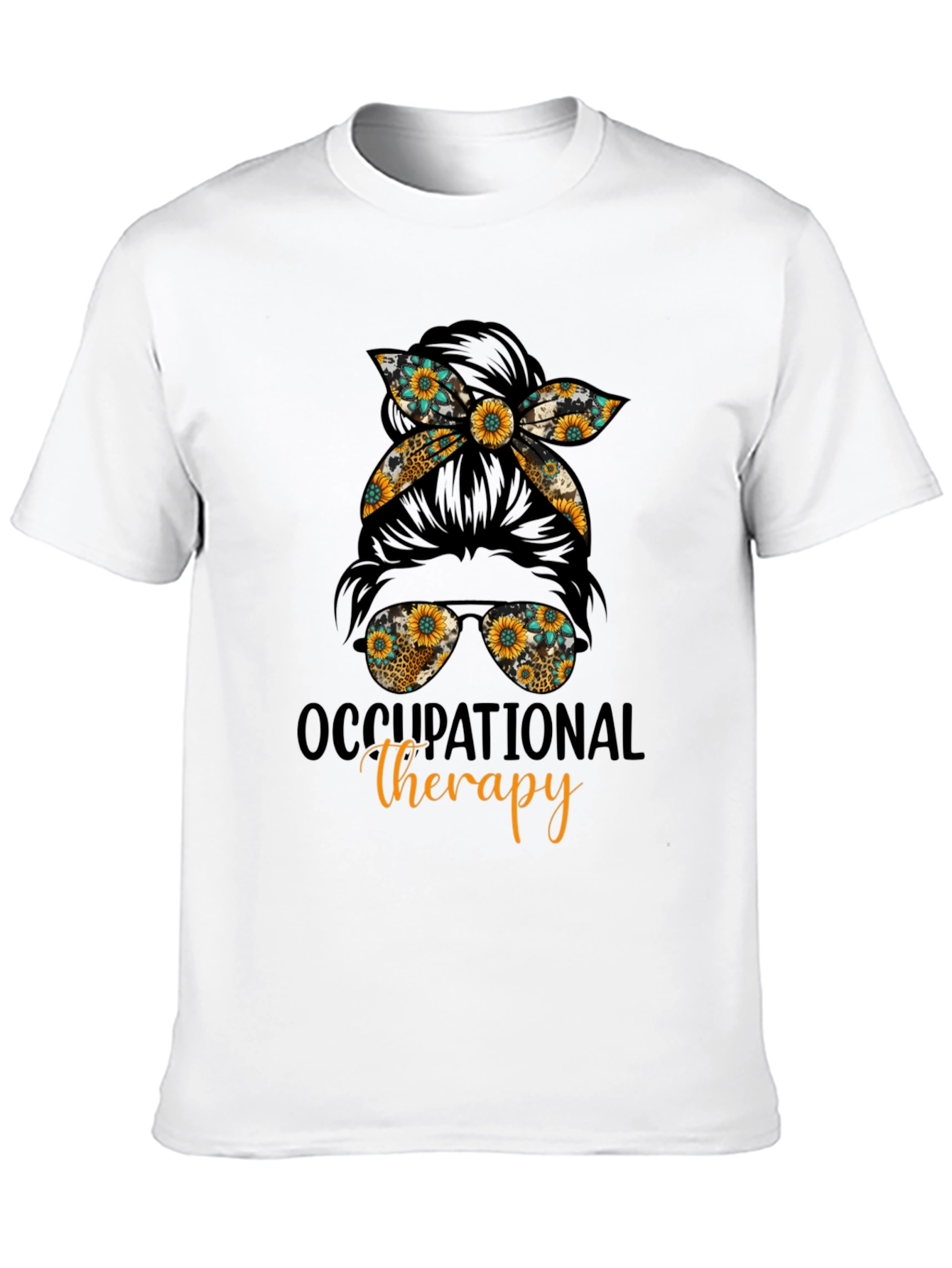 Occupational Therapy Messy Bun T-Shirt