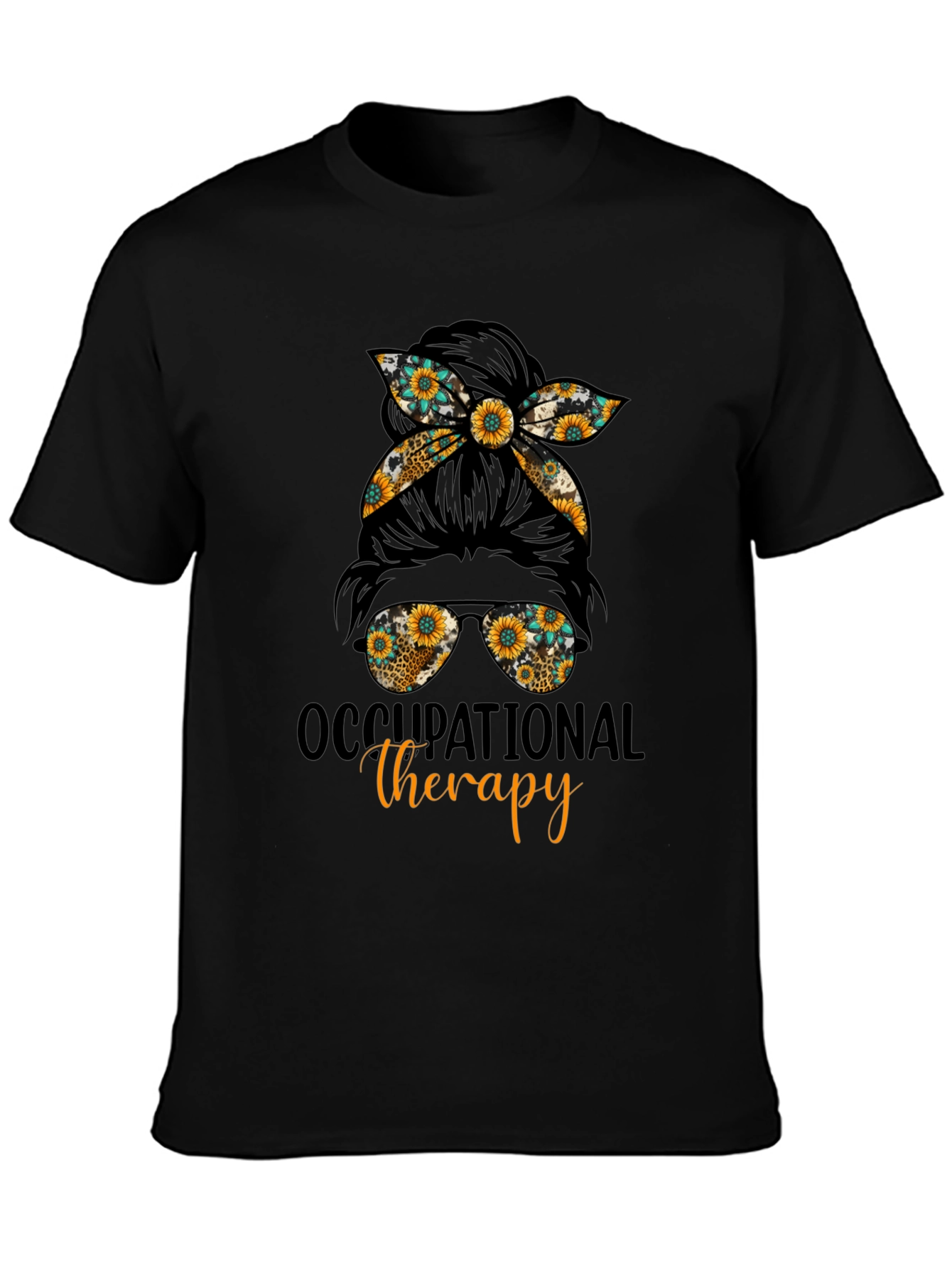 Occupational Therapy Messy Bun T-Shirt