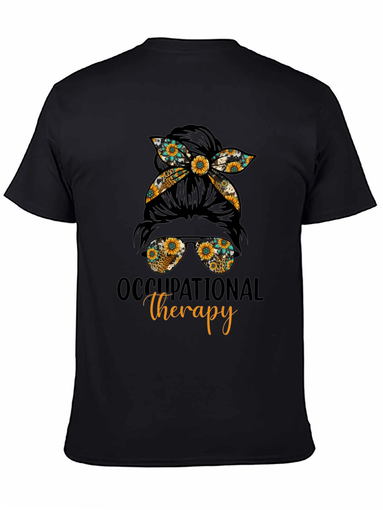 Occupational Therapy Messy Bun T-Shirt