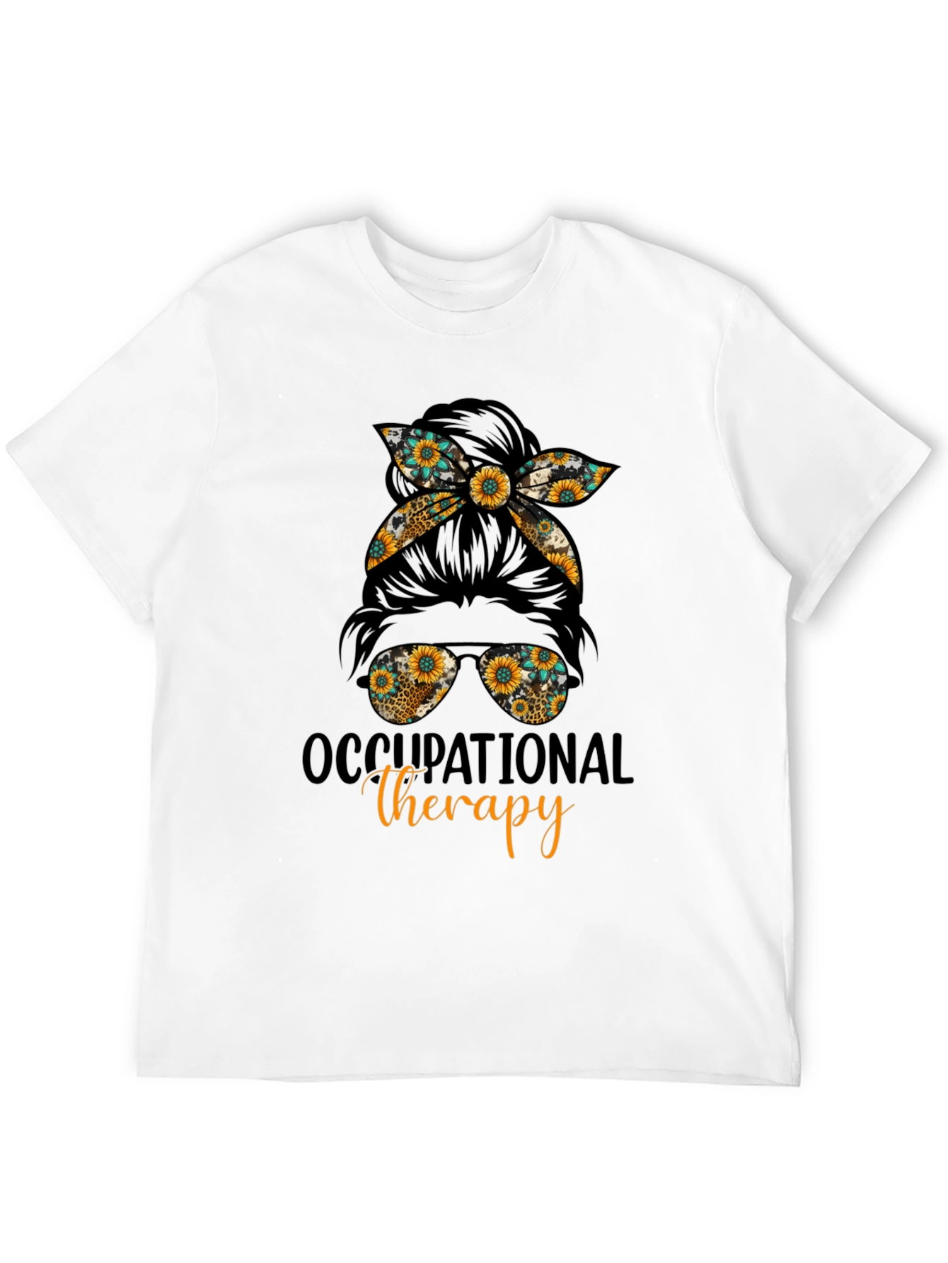 Occupational Therapy Messy Bun T-Shirt