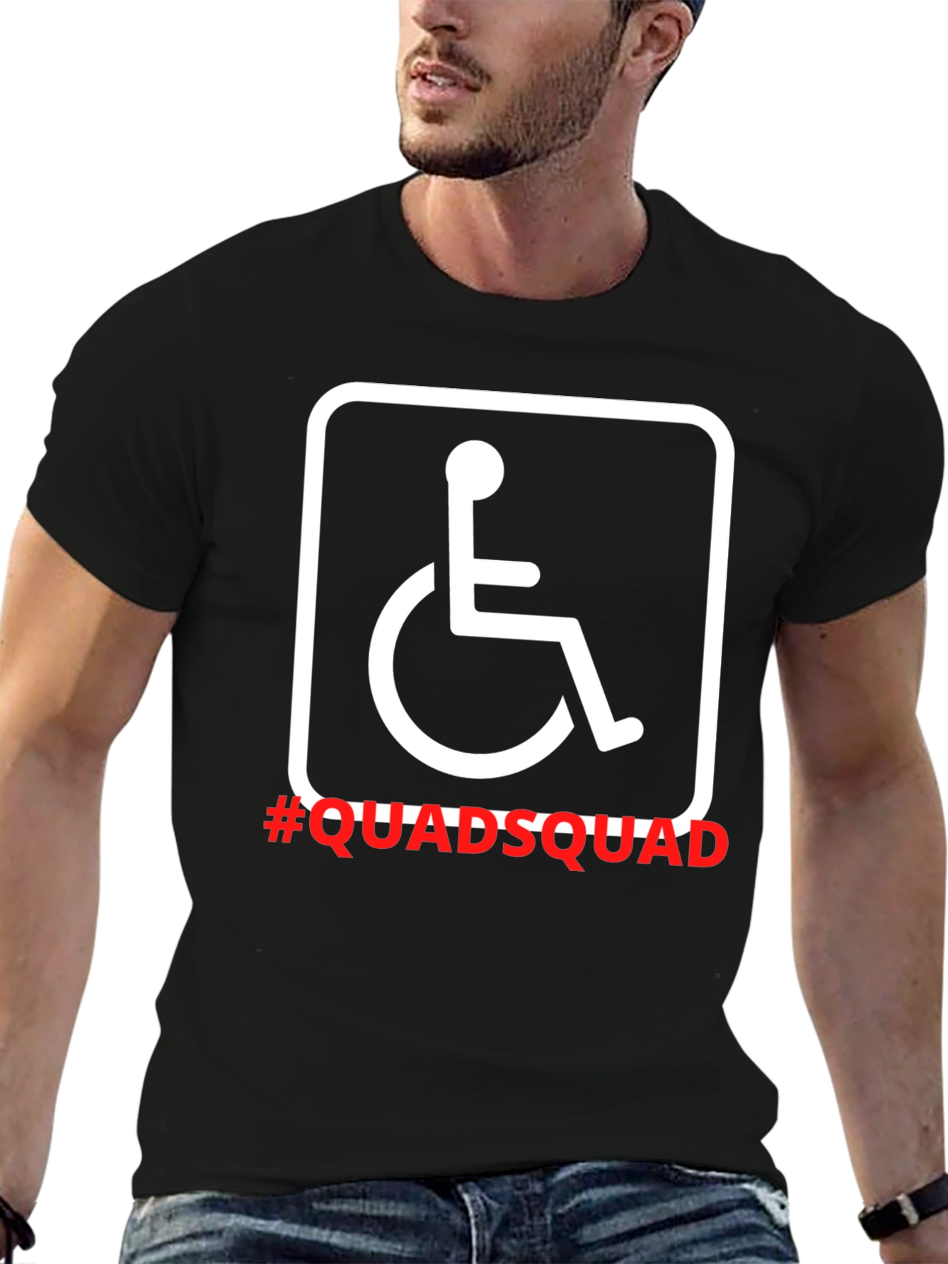 Quad Squad Wheelchair Graphic Tee