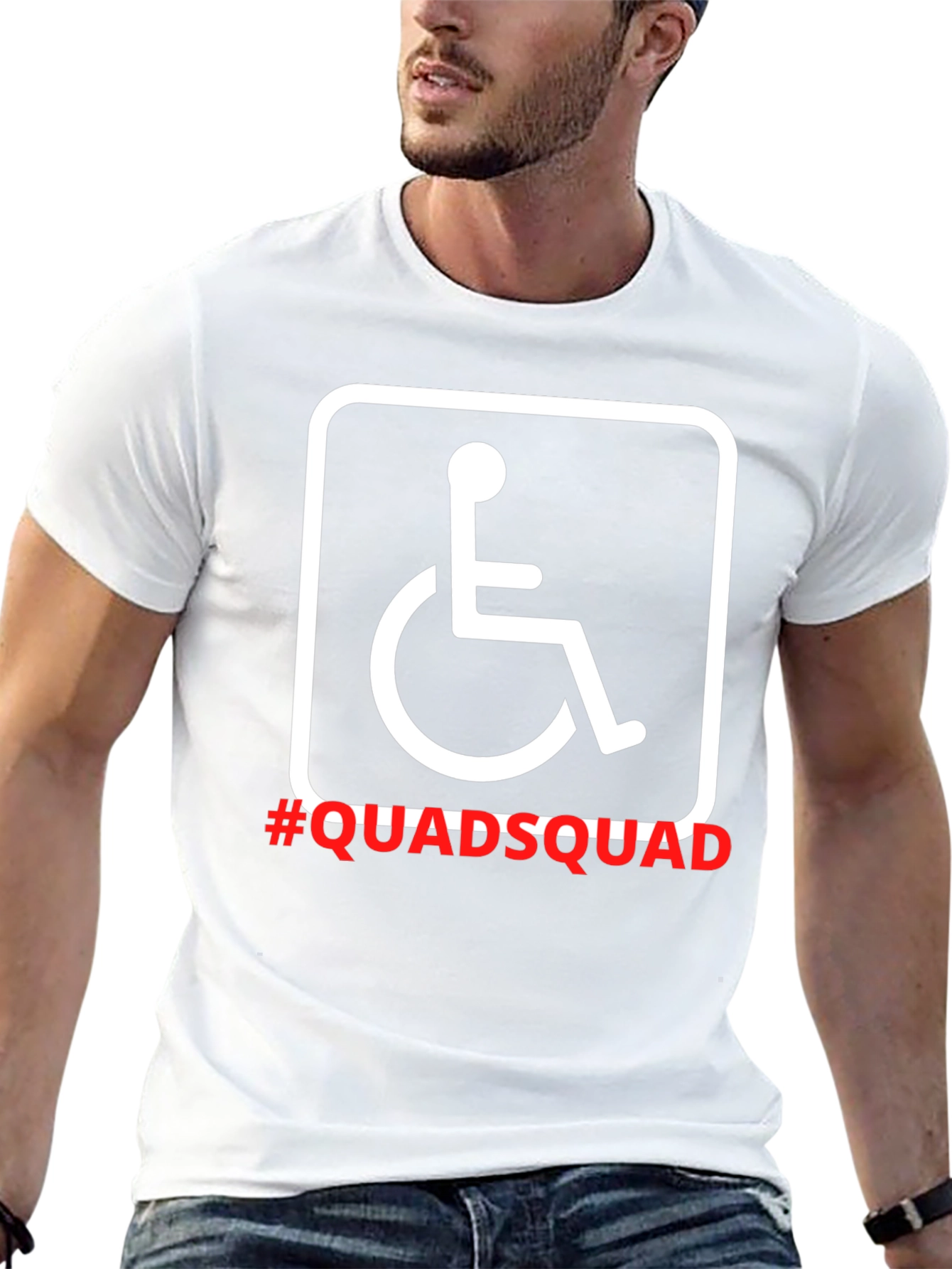 Quad Squad Wheelchair Graphic Tee