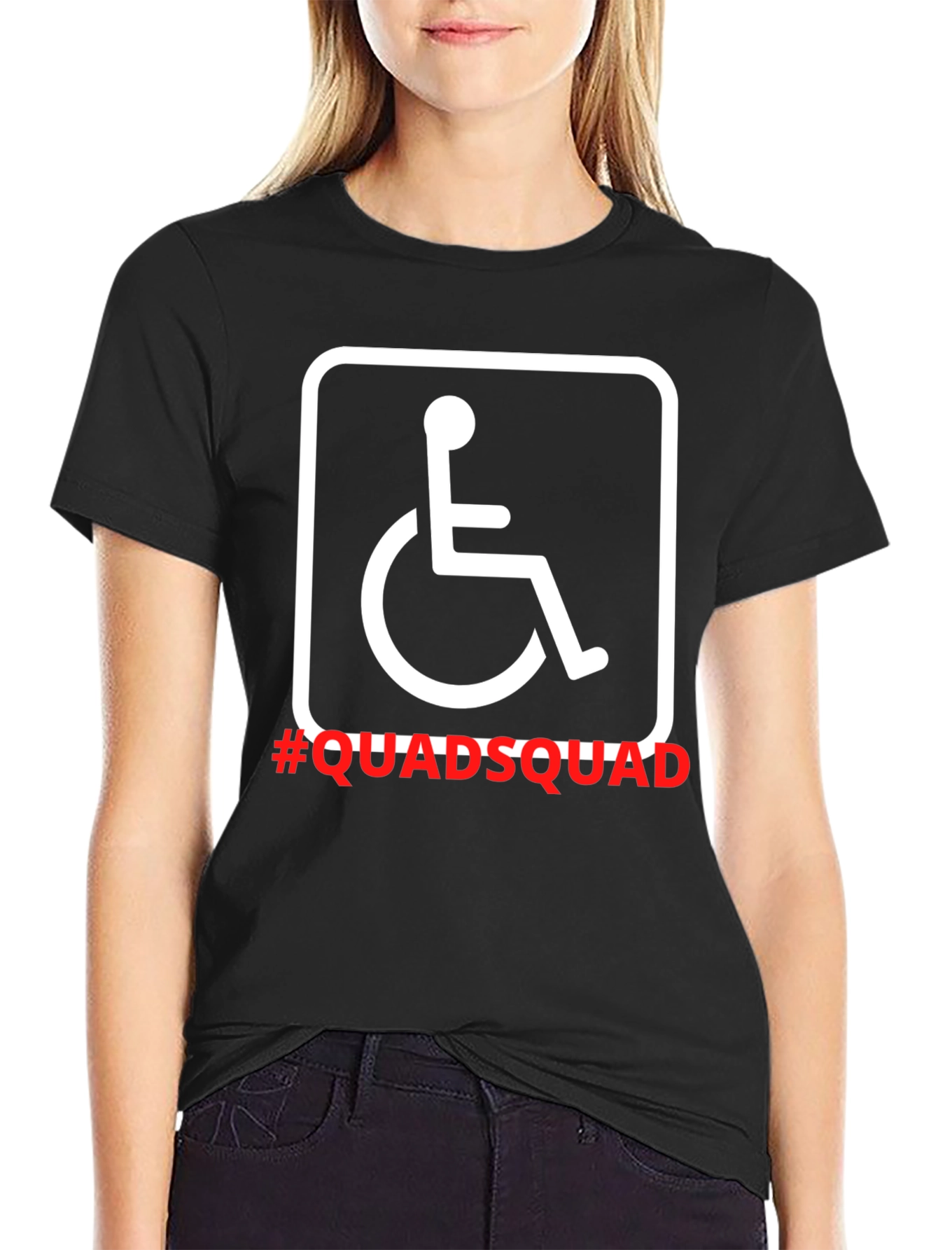Quad Squad Wheelchair Graphic Tee
