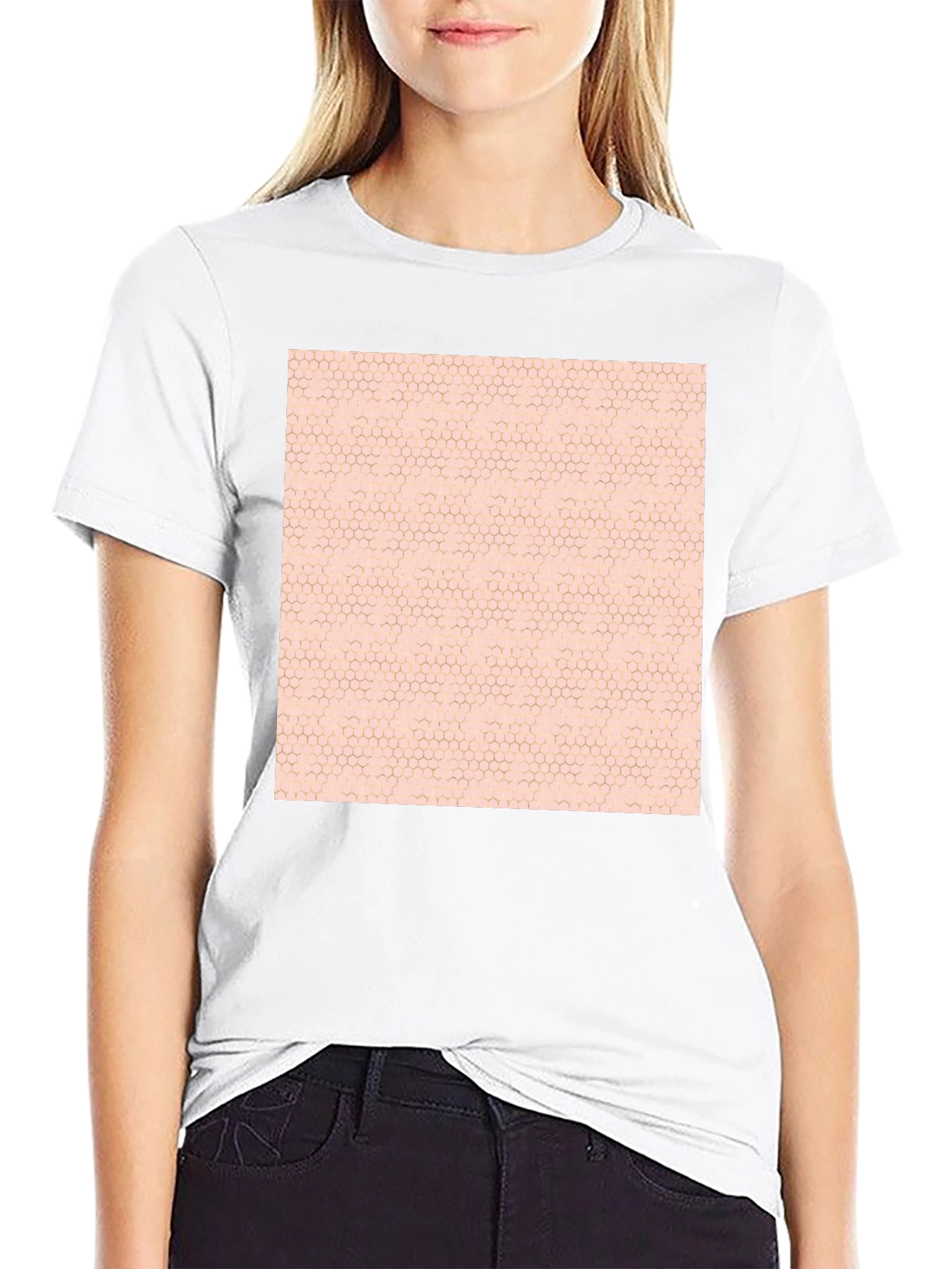 Geometric Pattern Tee - Modern Casual Style