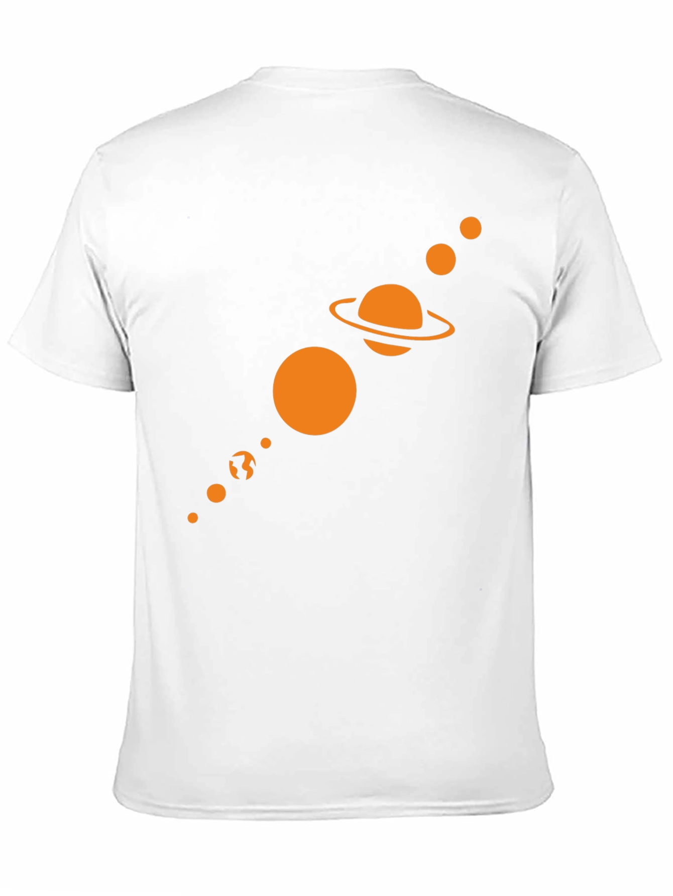 Solar System Graphic Tee - Black Cotton Blend
