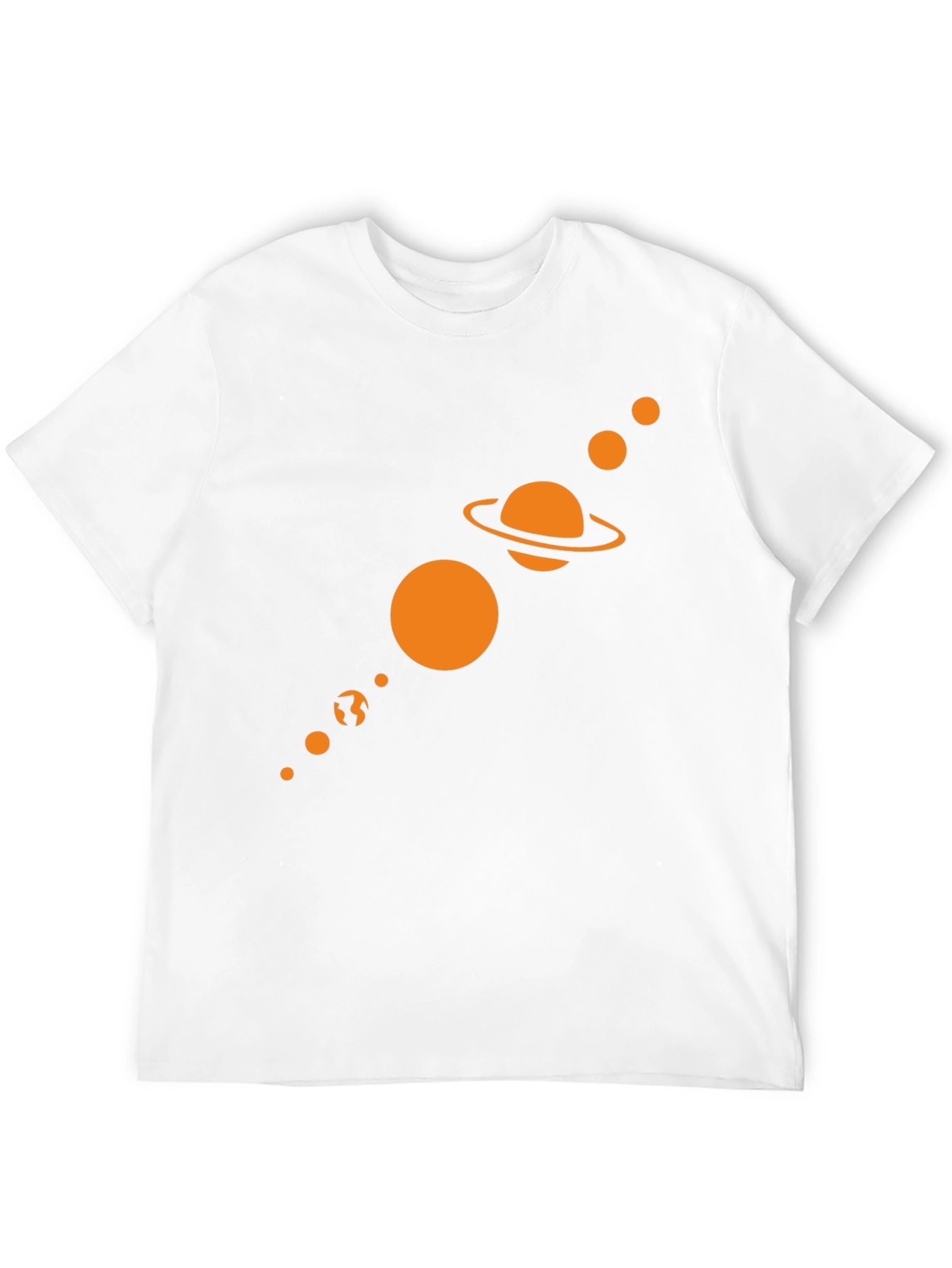 Solar System Graphic Tee - Black Cotton Blend
