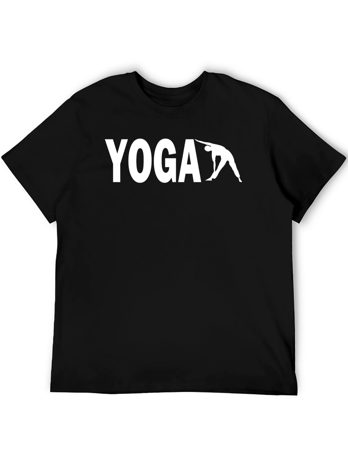Yoga Pose Graphic Tee - Black