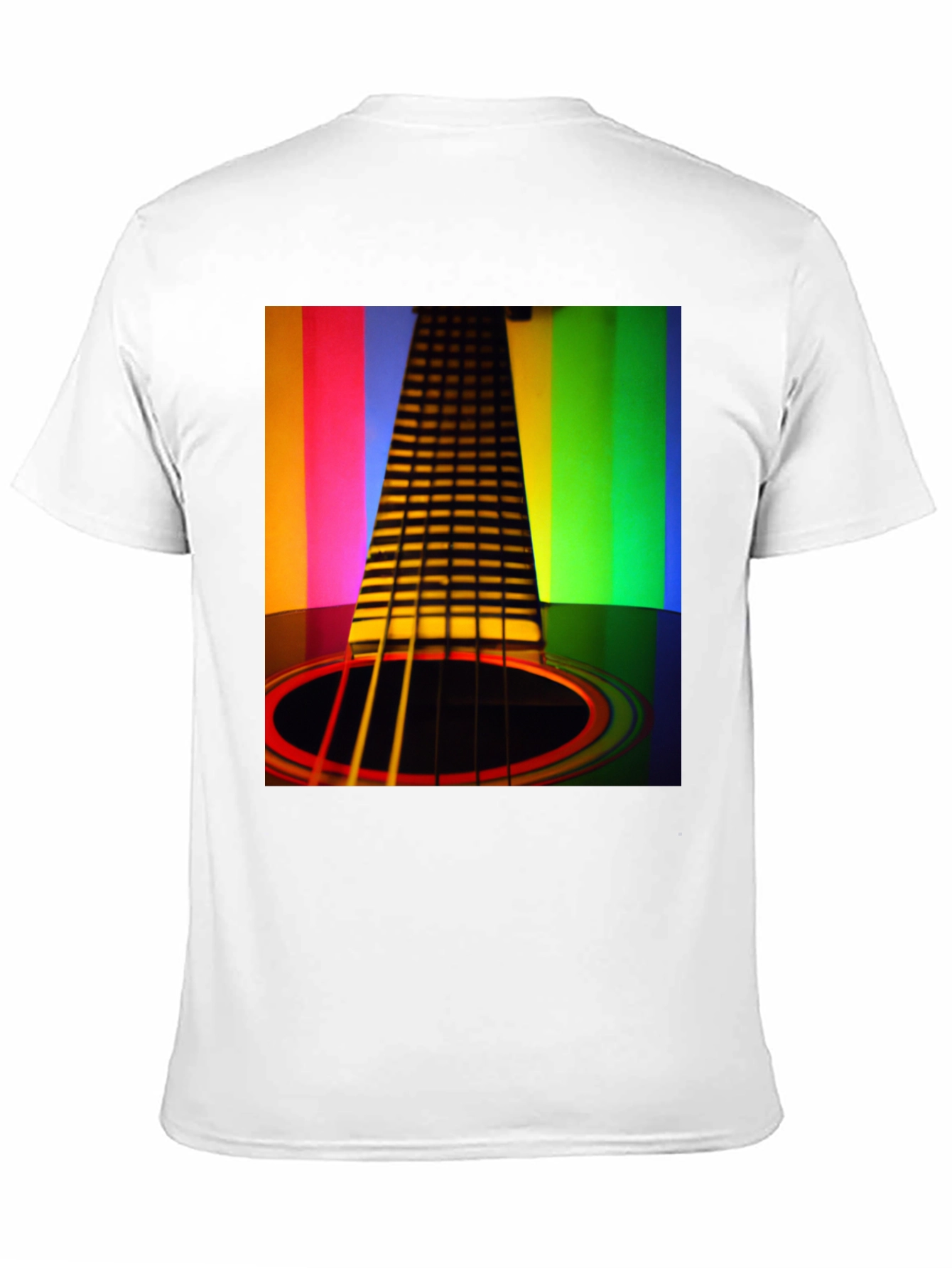 Rainbow Guitar T-Shirt - Musical Harmony