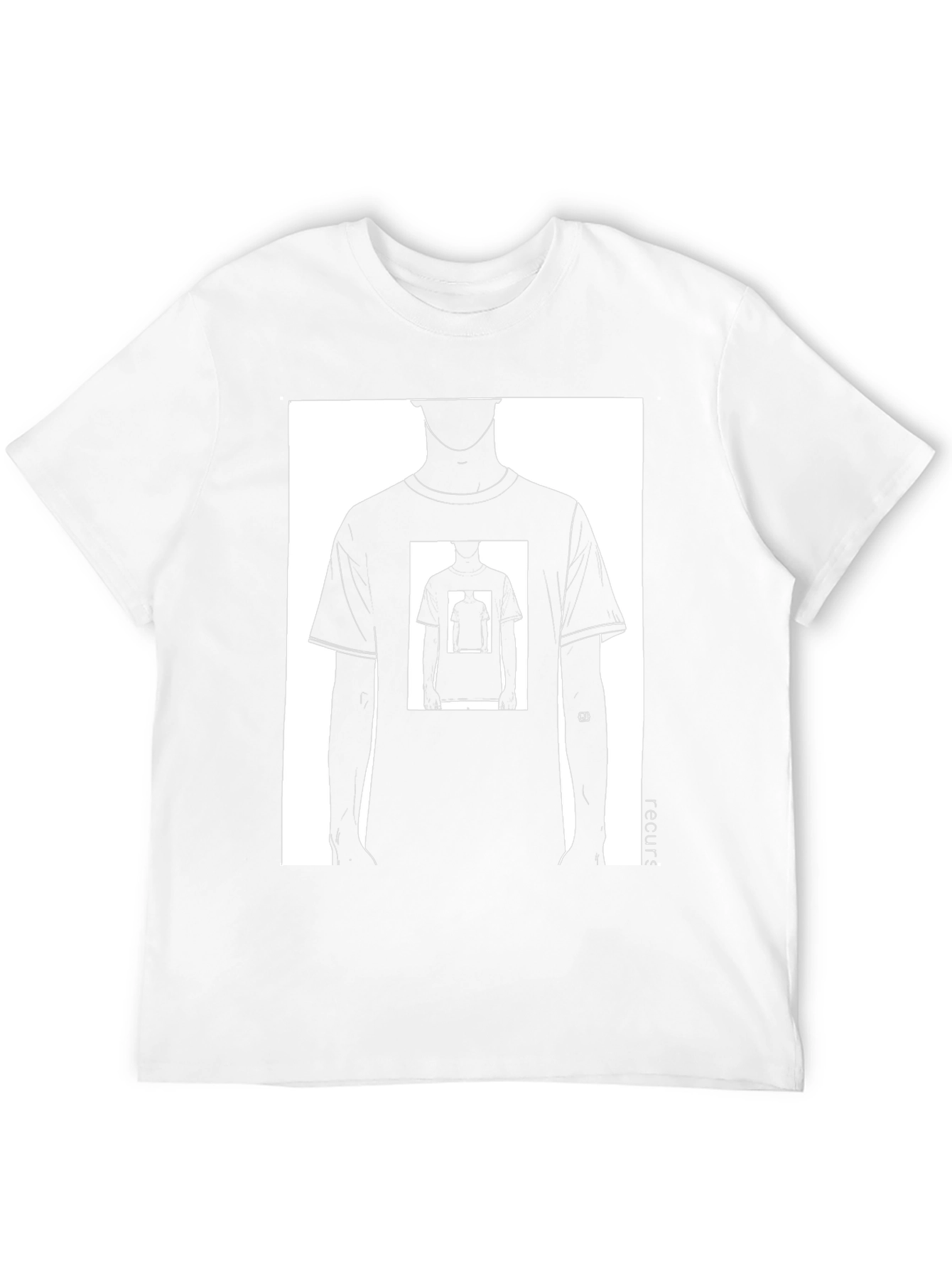 Recursive Tee - Black Graphic T-Shirt