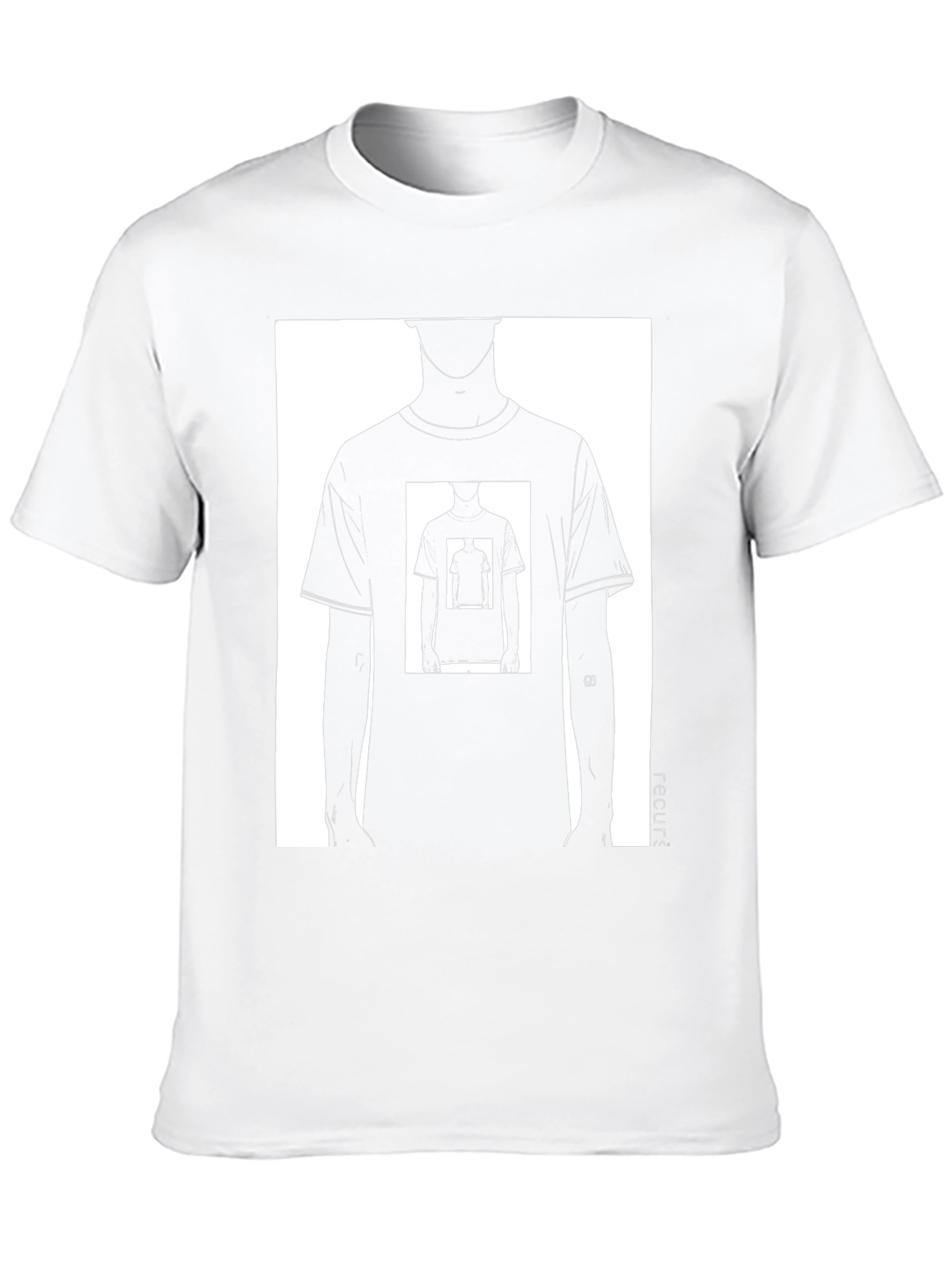 Recursive Tee - Black Graphic T-Shirt