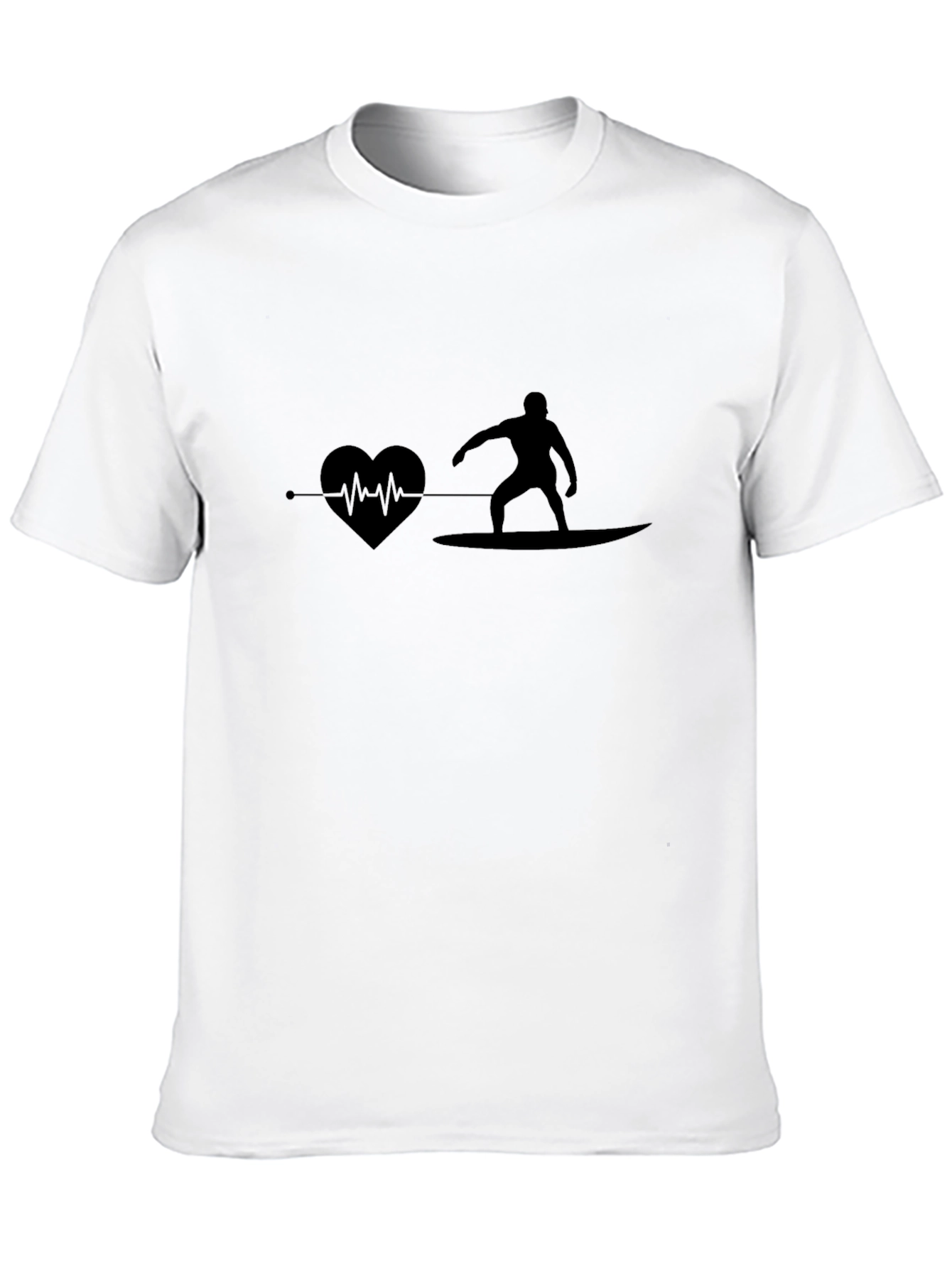 Heartbeat Surfer Graphic Tee