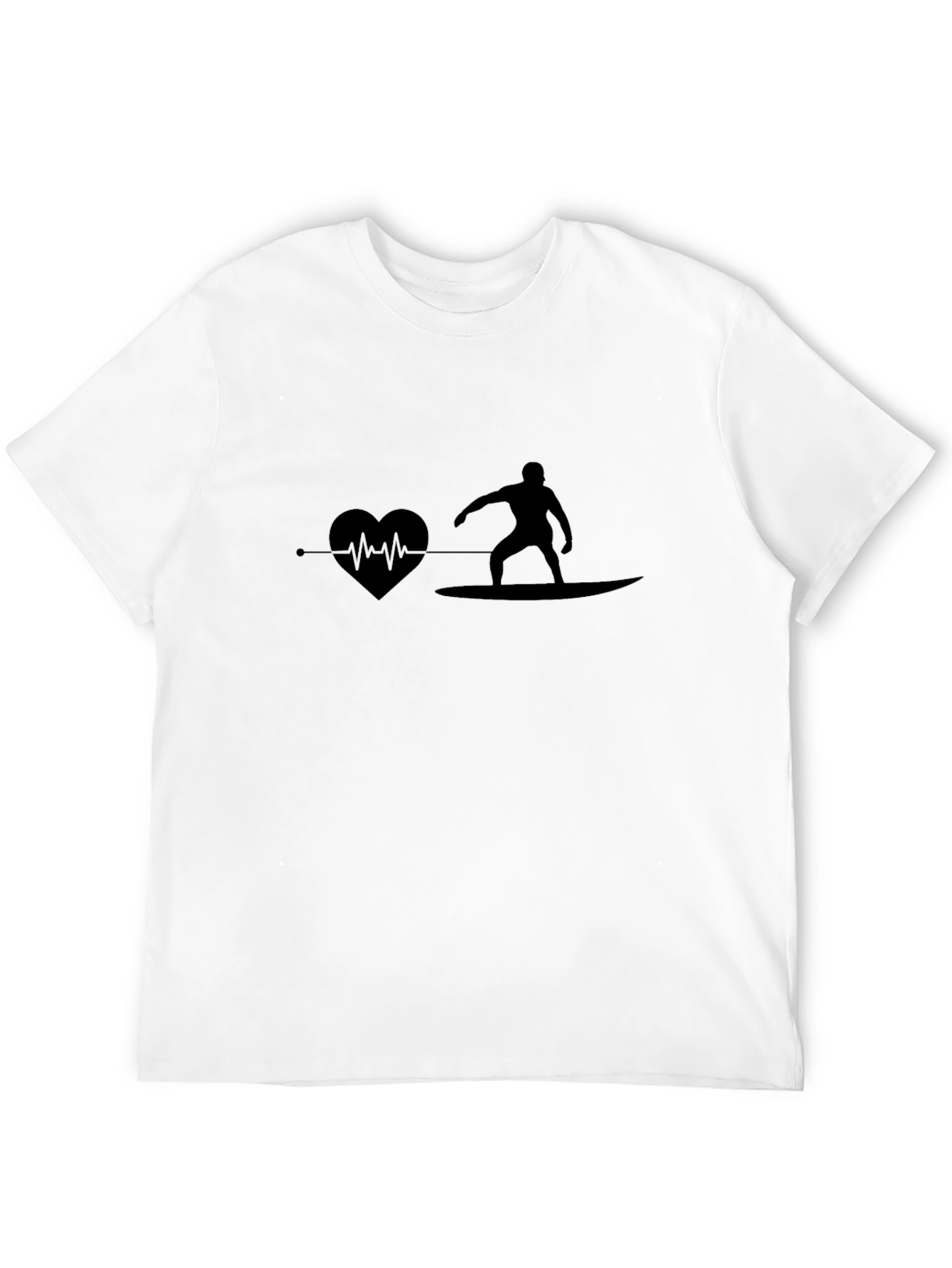 Heartbeat Surfer Graphic Tee