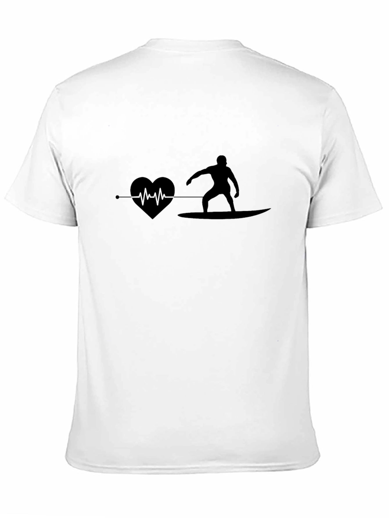 Heartbeat Surfer Graphic Tee
