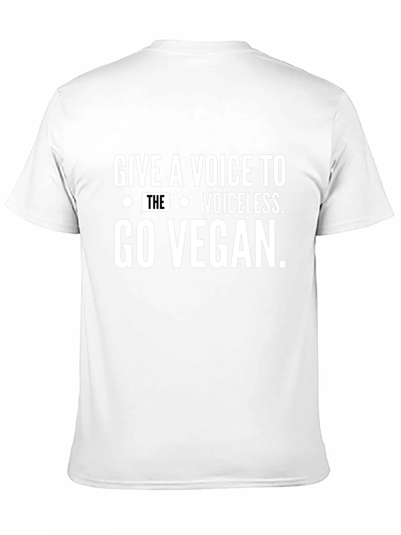 Vegan Voice Black T-Shirt