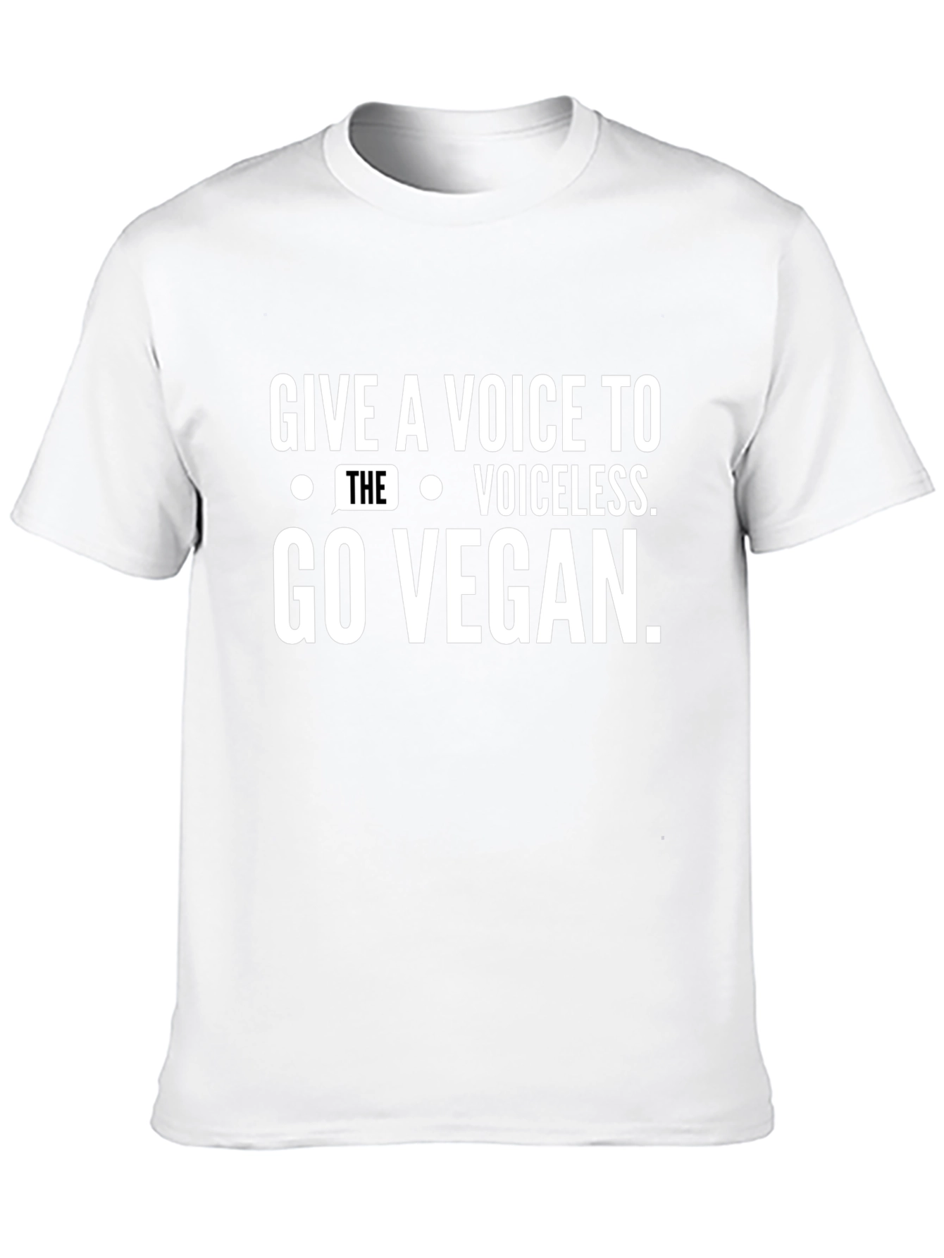 Vegan Voice Black T-Shirt