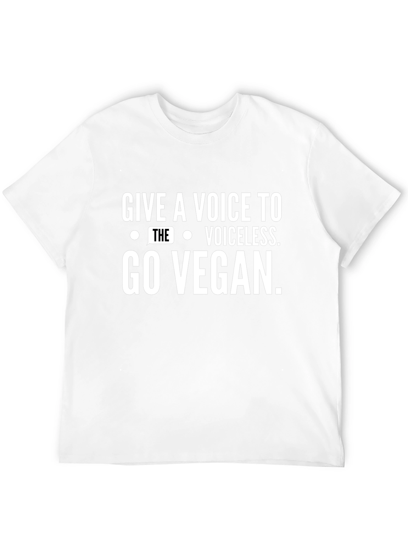 Vegan Voice Black T-Shirt