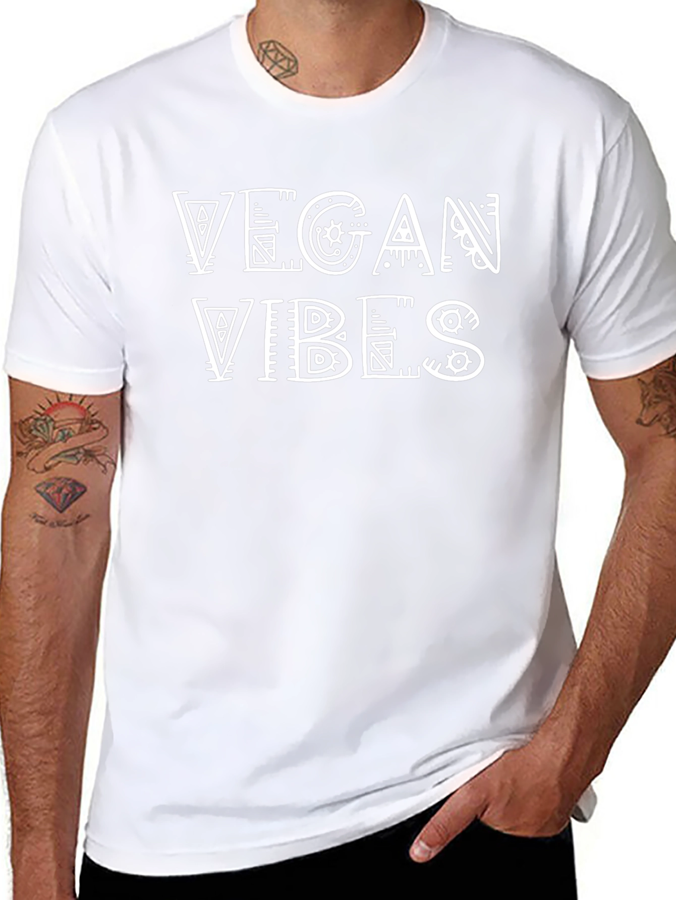 Vegan Vibes Graphic T-Shirt