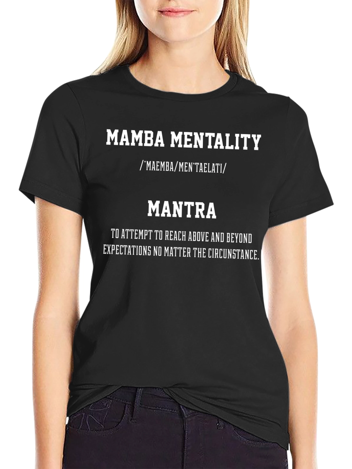 Mamba Mentality Mantra T-Shirt