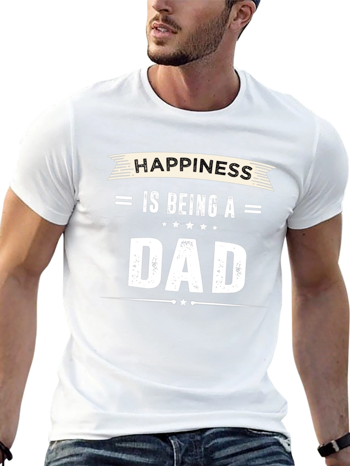 Happiness is Being a Dad T-Shirt