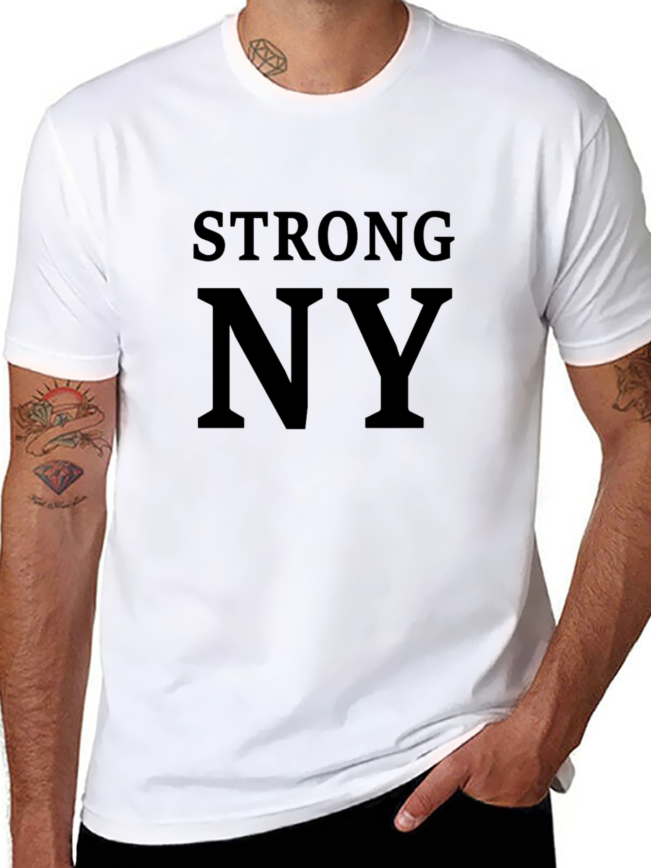 Strong NY Graphic Tee - Classic Black