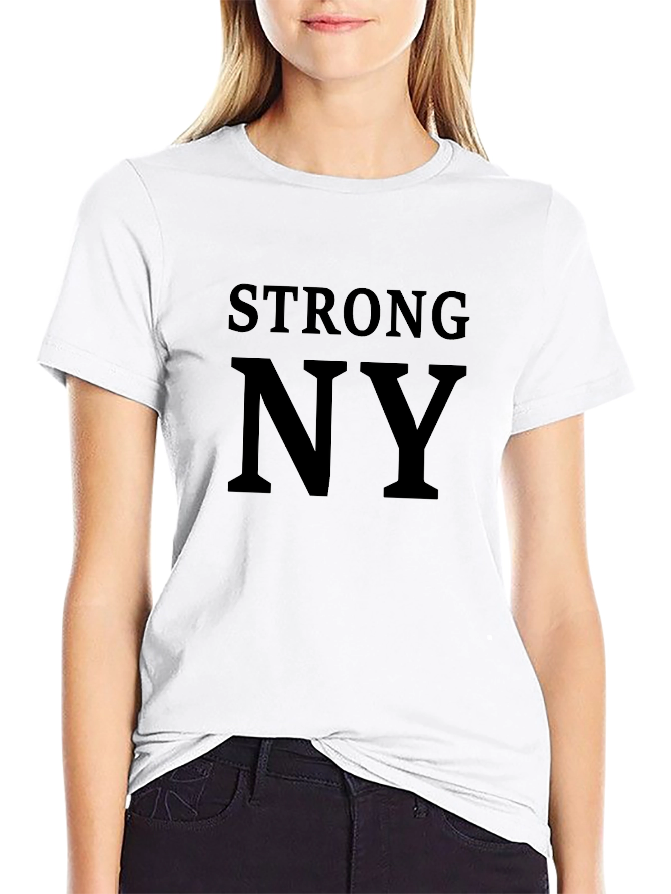 Strong NY Graphic Tee - Classic Black