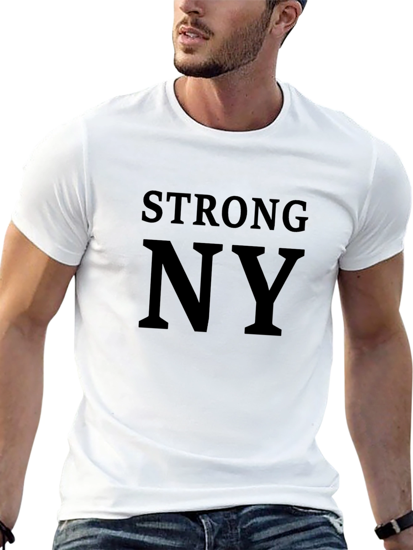 Strong NY Graphic Tee - Classic Black