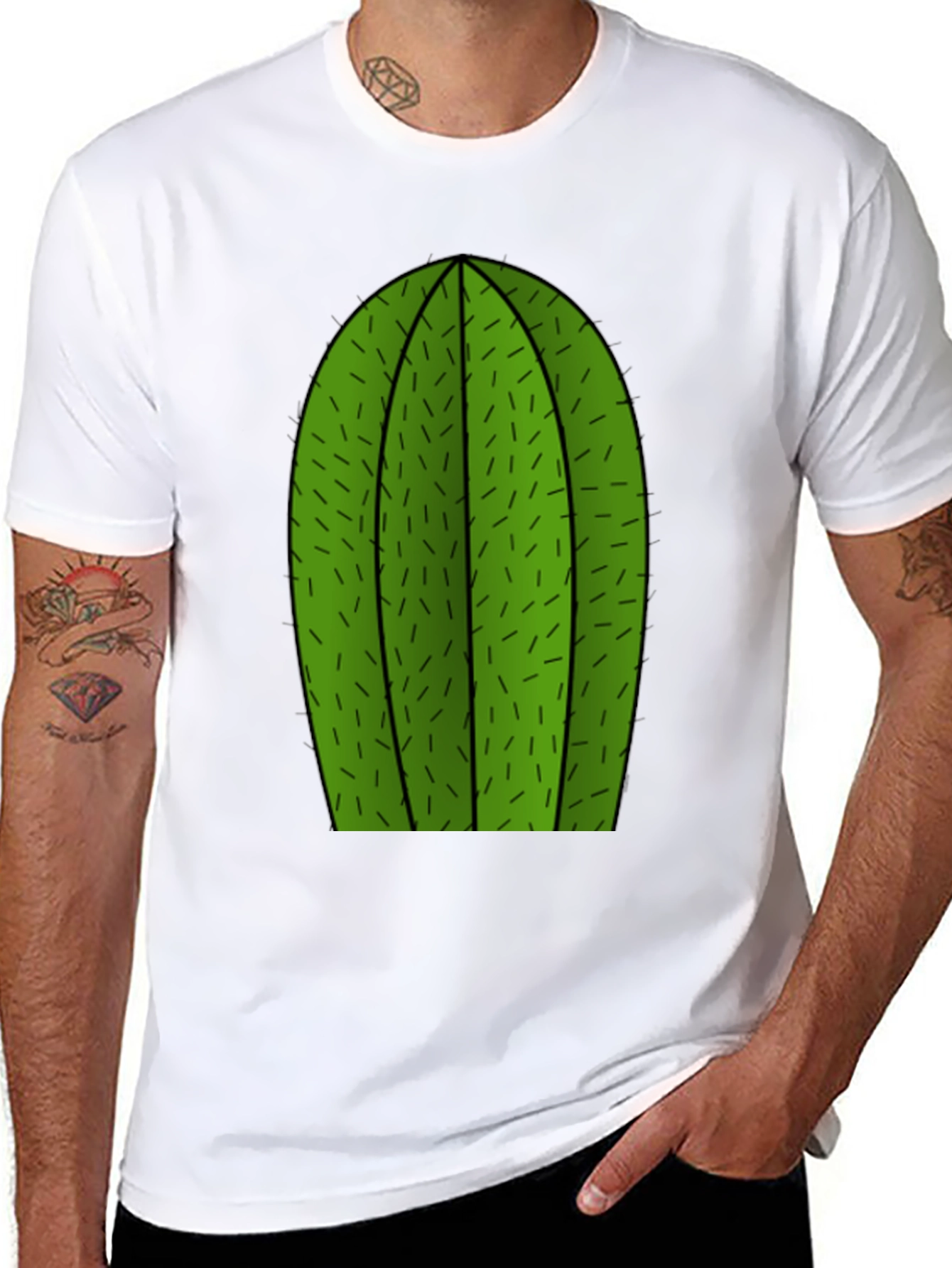 Cactus Graphic Tee - Trendy Casual Wear