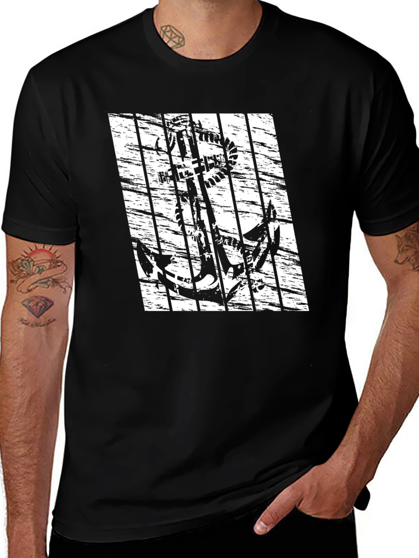 Nautical Anchor Graphic T-Shirt