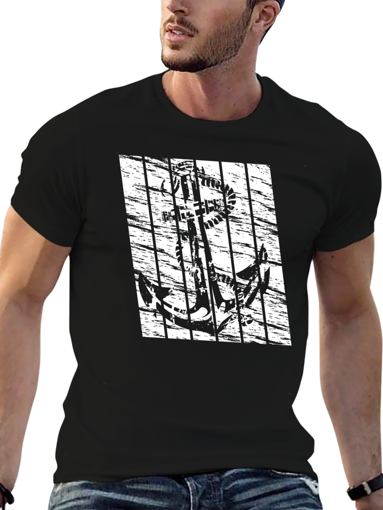 Nautical Anchor Graphic T-Shirt
