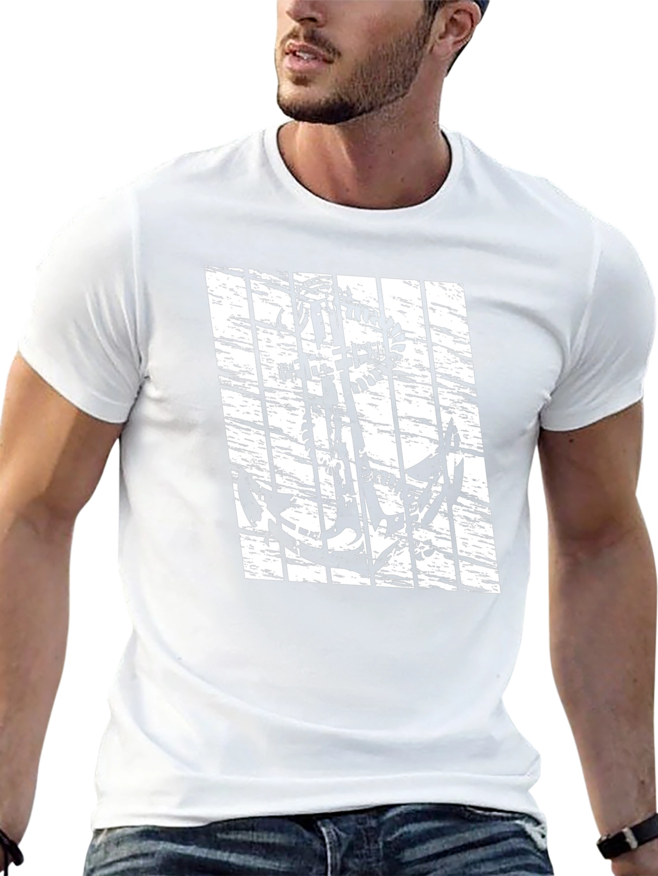 Nautical Anchor Graphic T-Shirt