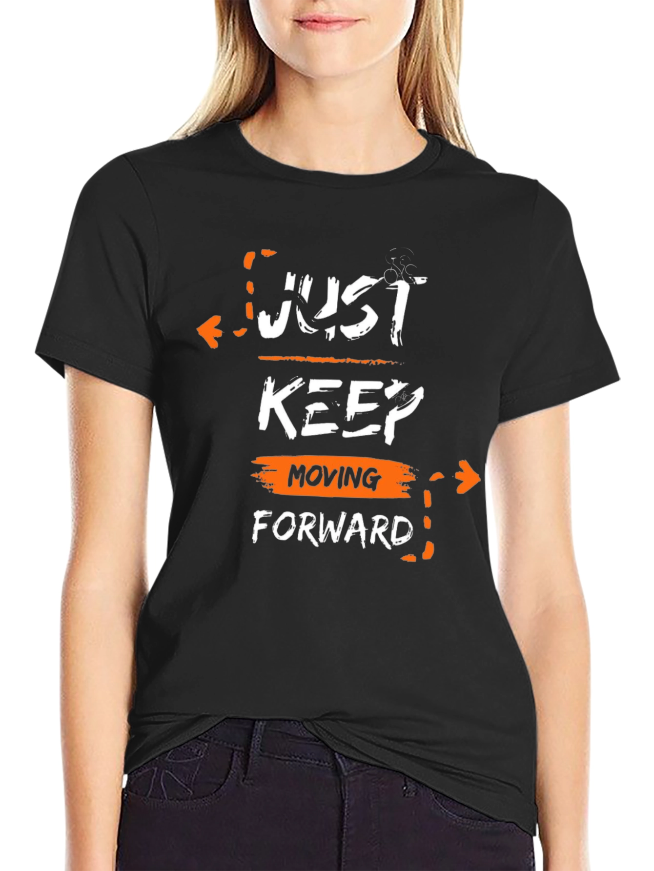 Just Keep Moving Forward Graphic Tee