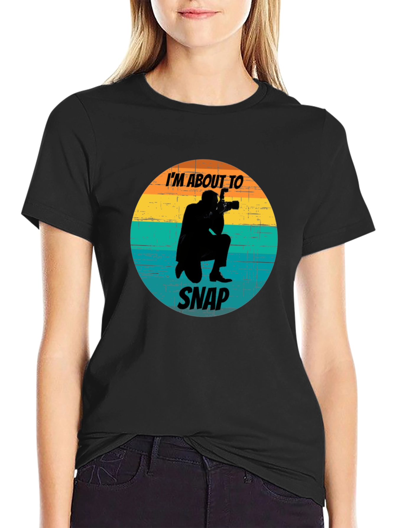 Im About To Snap Graphic Tee - Photographer T-Shirt