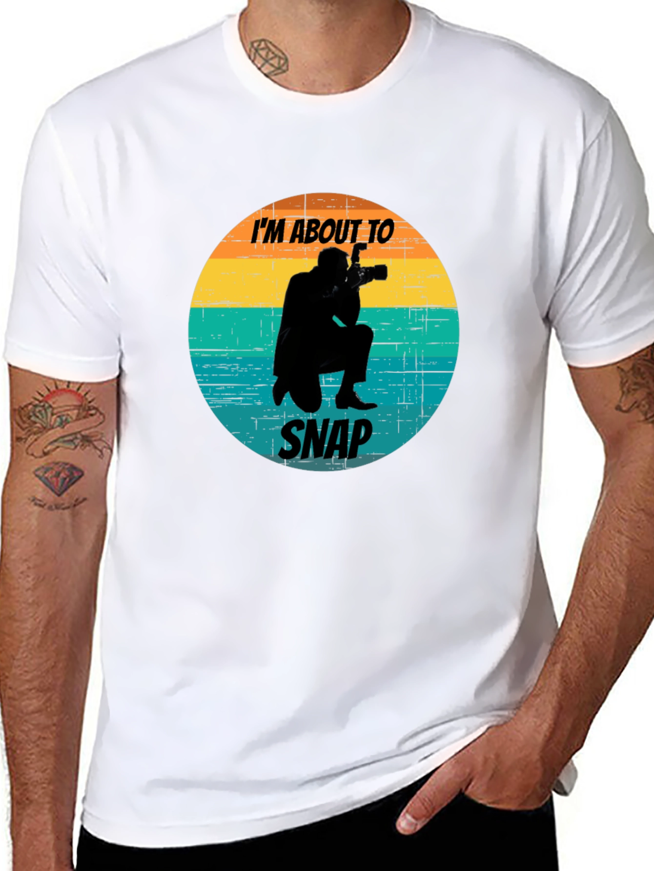 Im About To Snap Graphic Tee - Photographer T-Shirt
