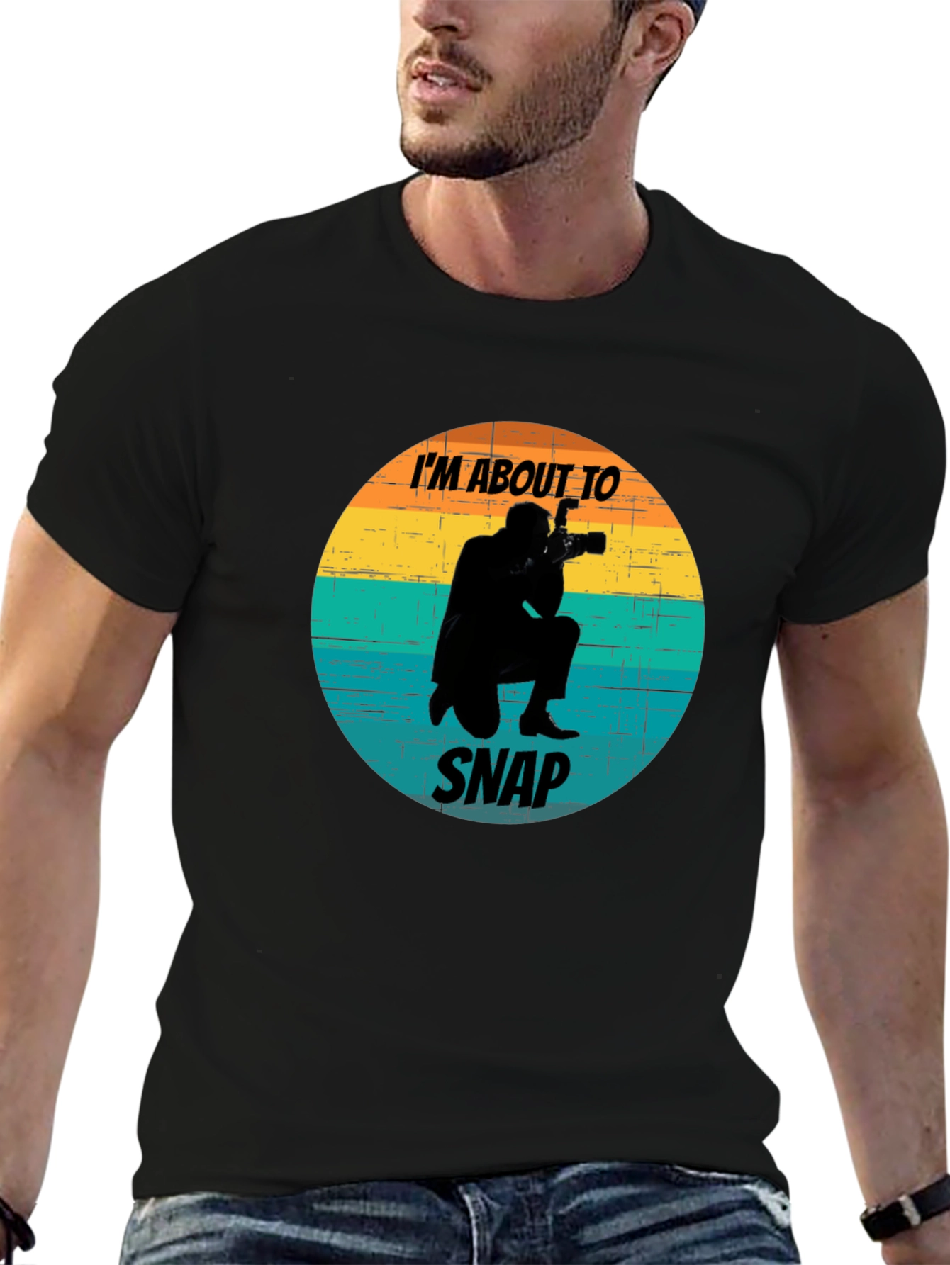 Im About To Snap Graphic Tee - Photographer T-Shirt