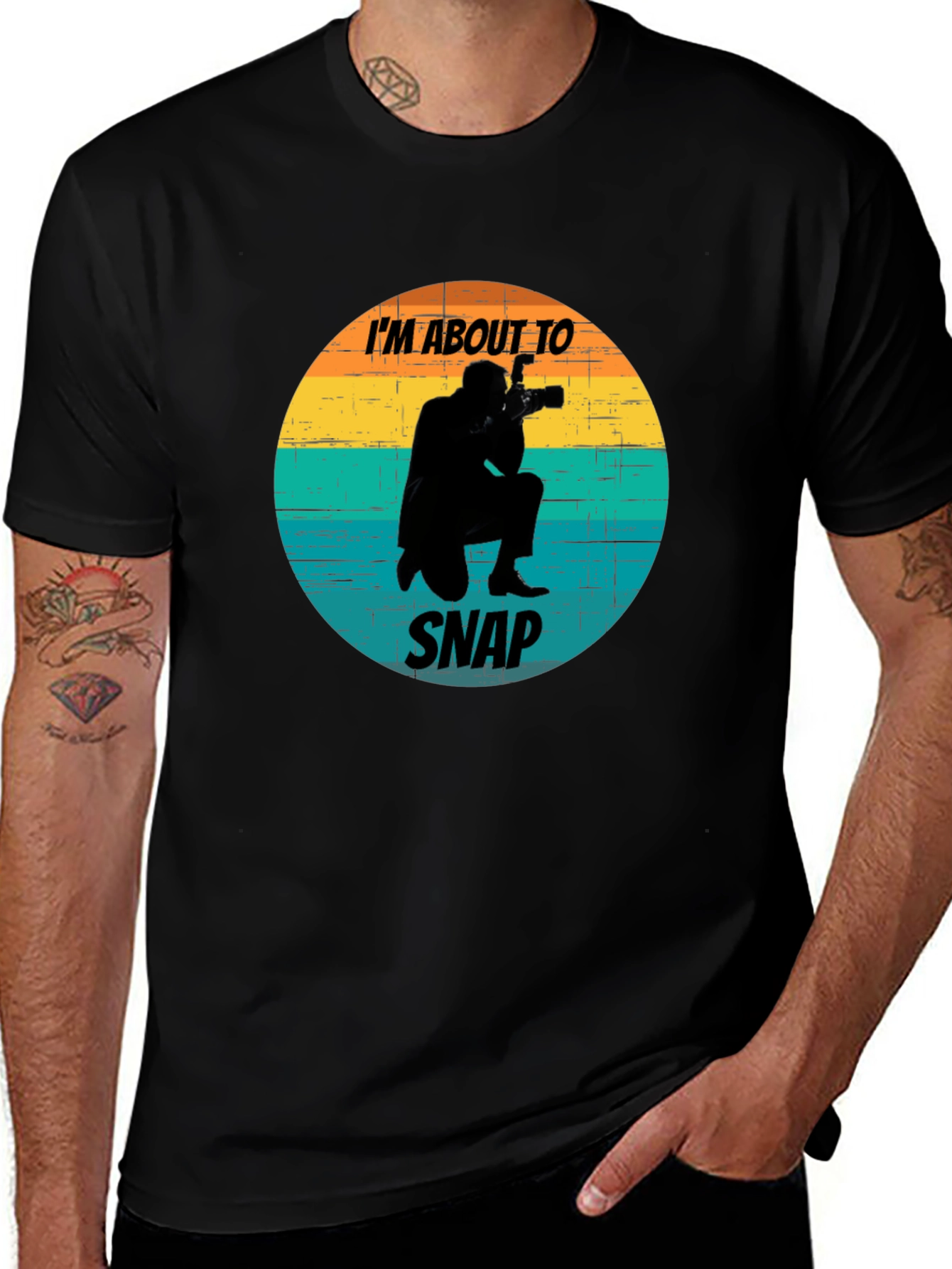Im About To Snap Graphic Tee - Photographer T-Shirt