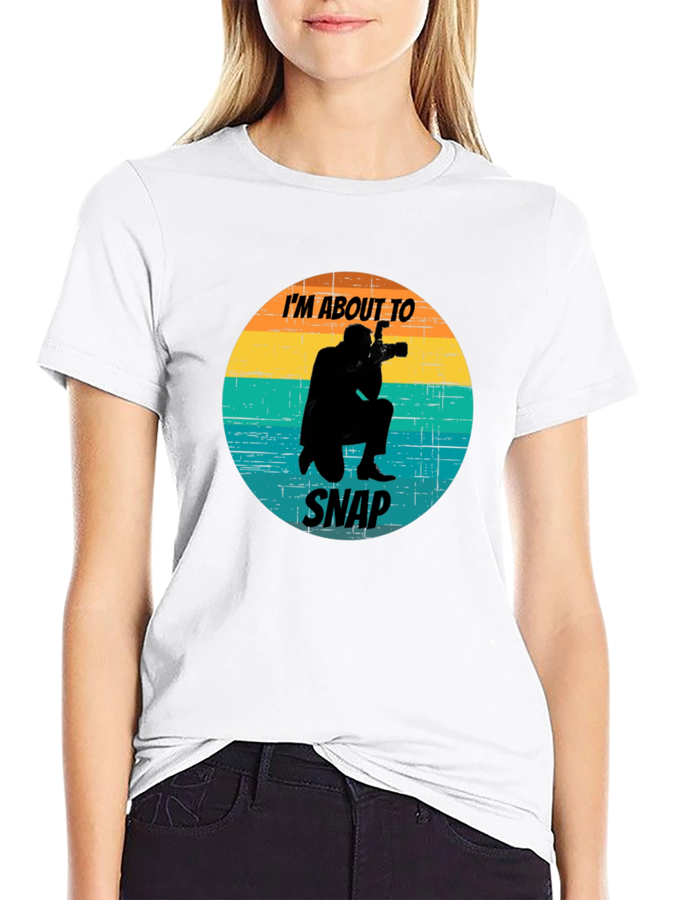 Im About To Snap Graphic Tee - Photographer T-Shirt