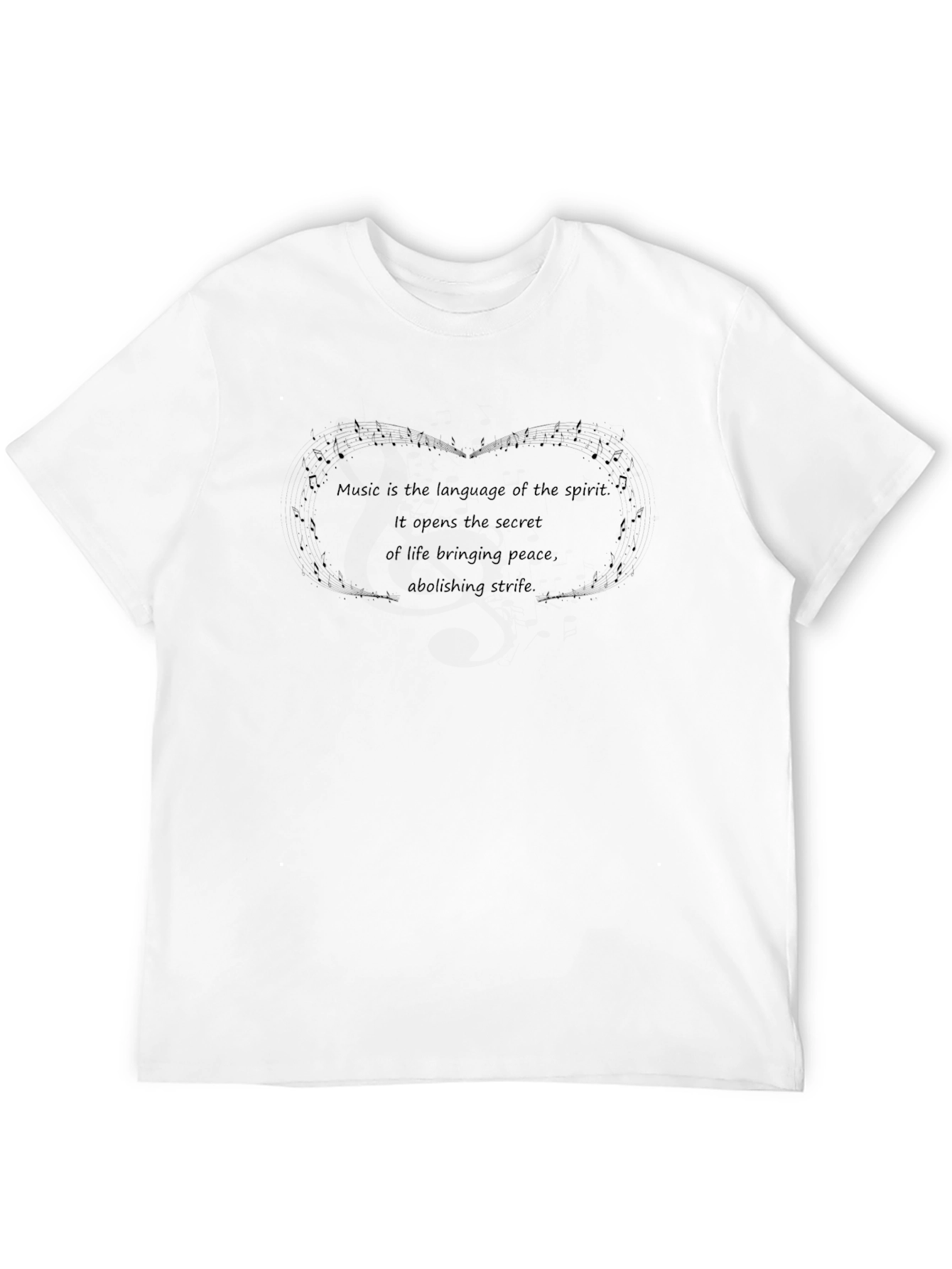 Music is the Language of the Spirit T-Shirt