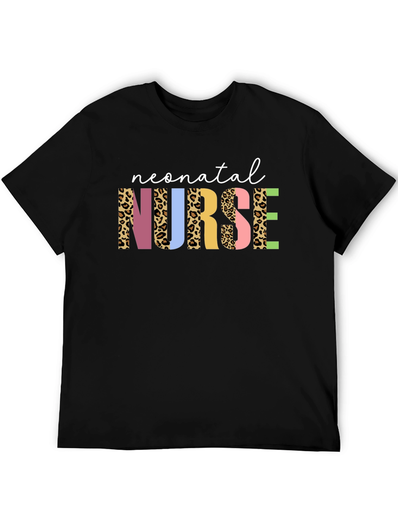 Neonatal Nurse Leopard Print T-Shirt