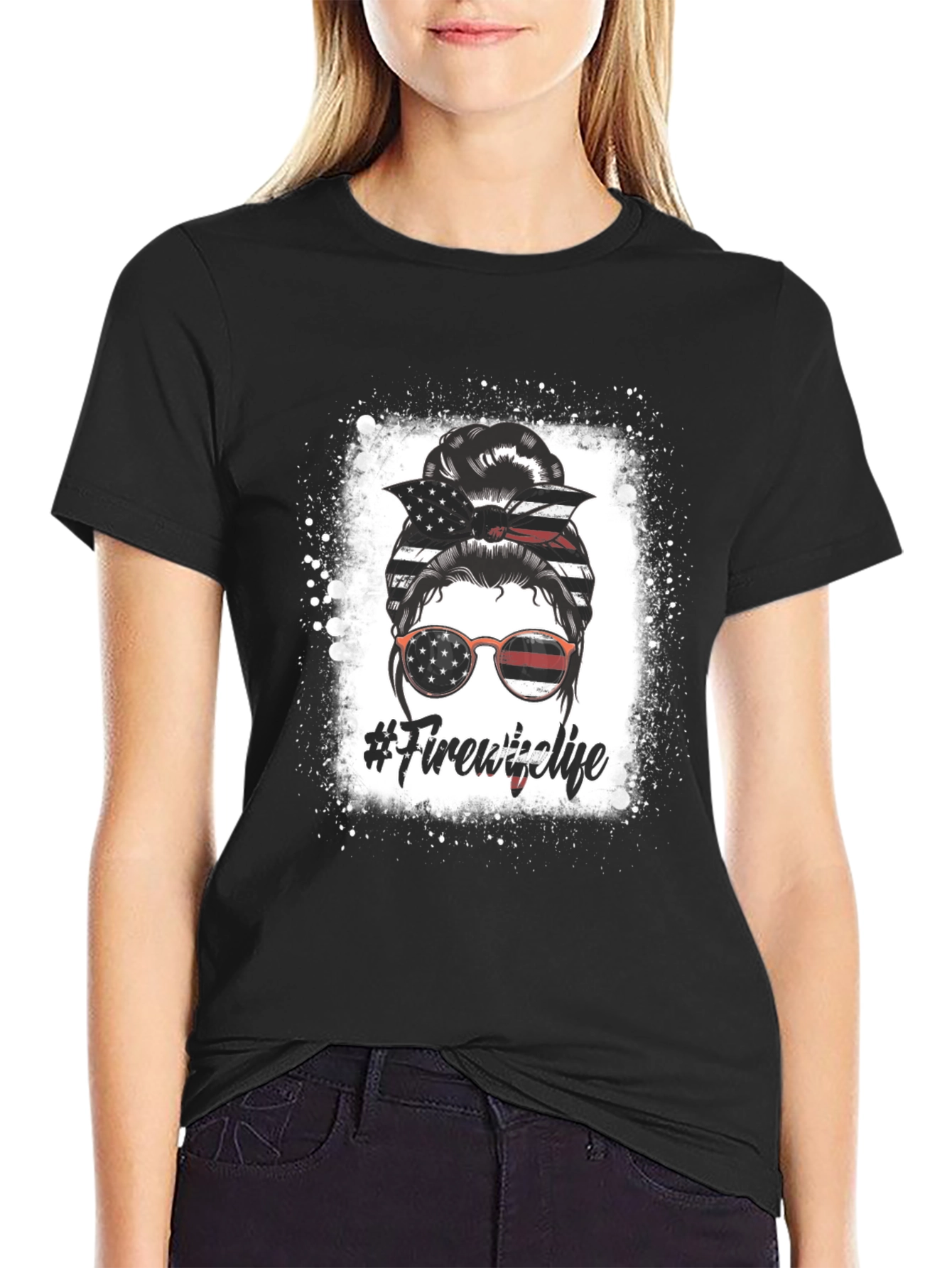 Fire Wife Life Graphic T-Shirt