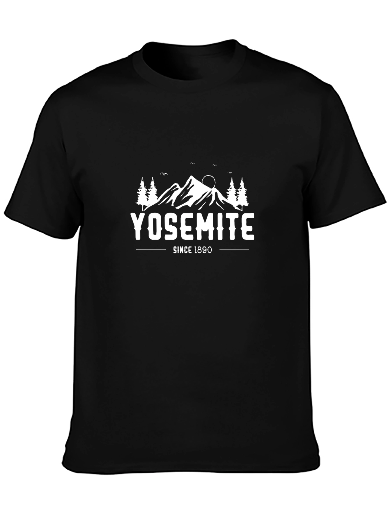 Yosemite Since 1890 Black Graphic Tee