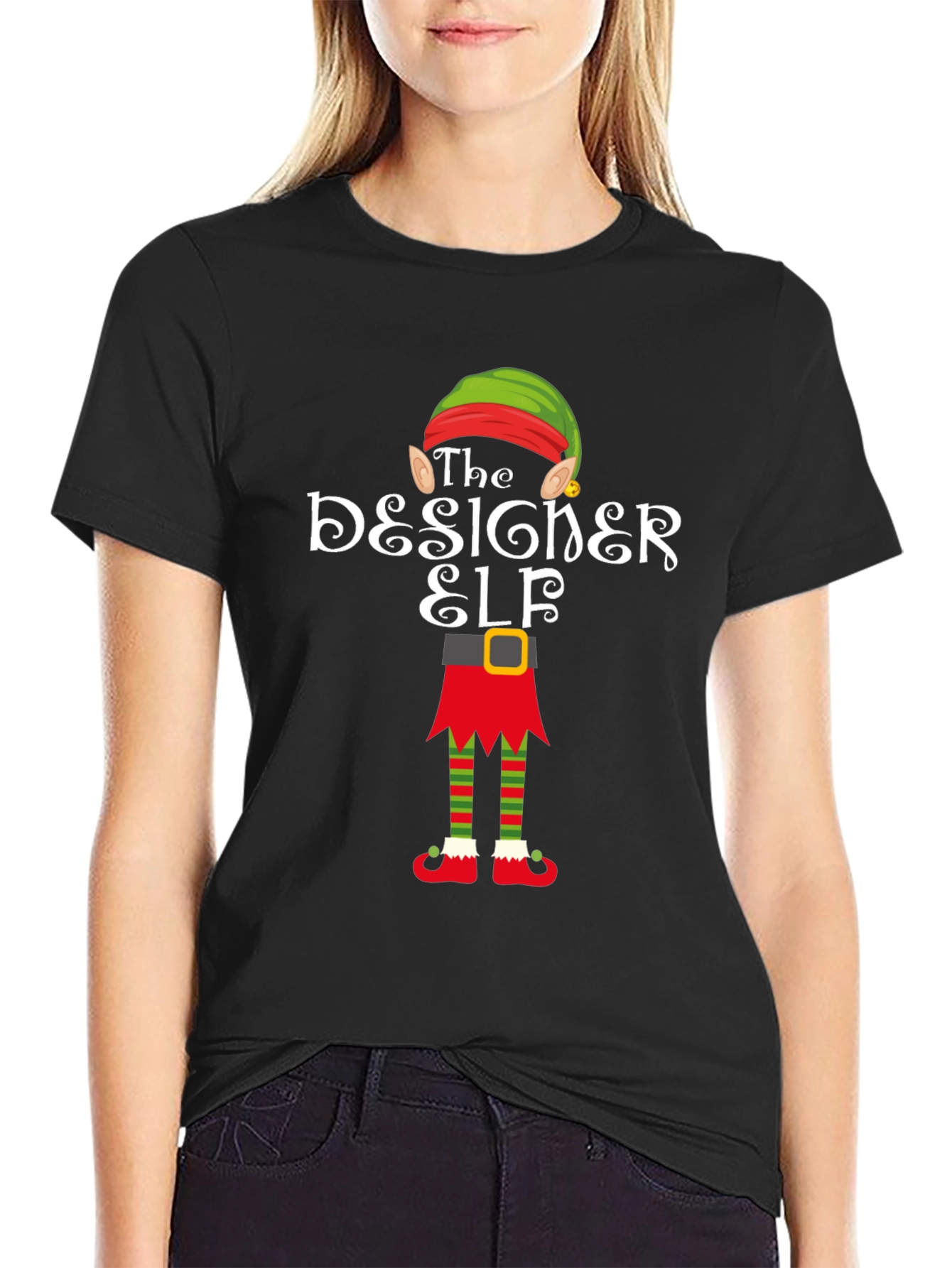The Designer Elf T-Shirt - Christmas Holiday Tee