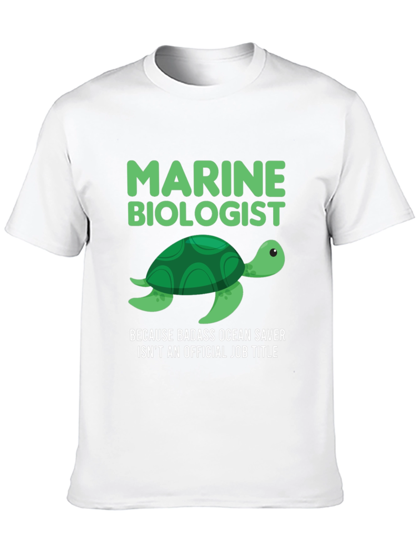 Marine Biologist Turtle Graphic T-Shirt