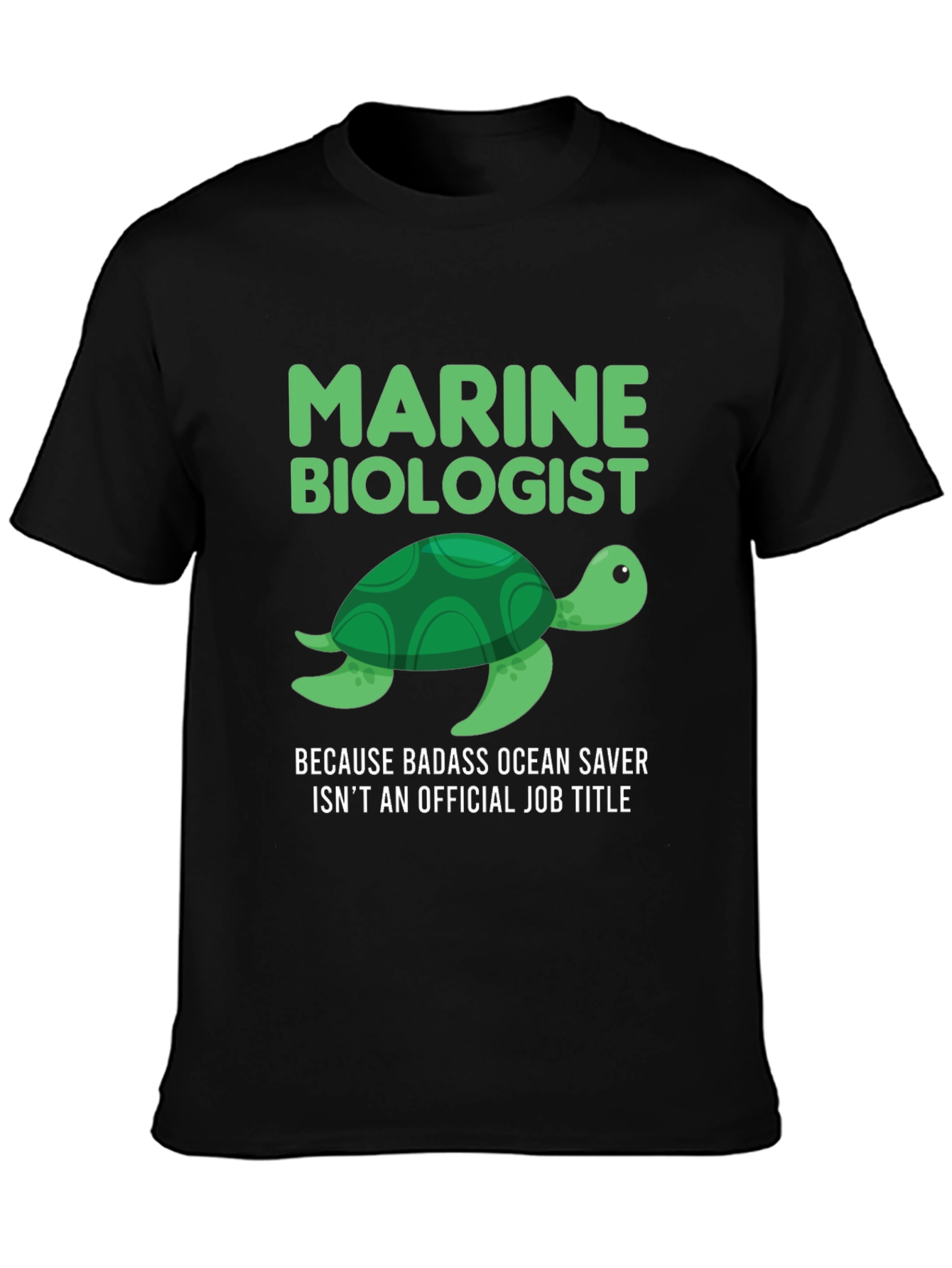 Marine Biologist Turtle Graphic T-Shirt