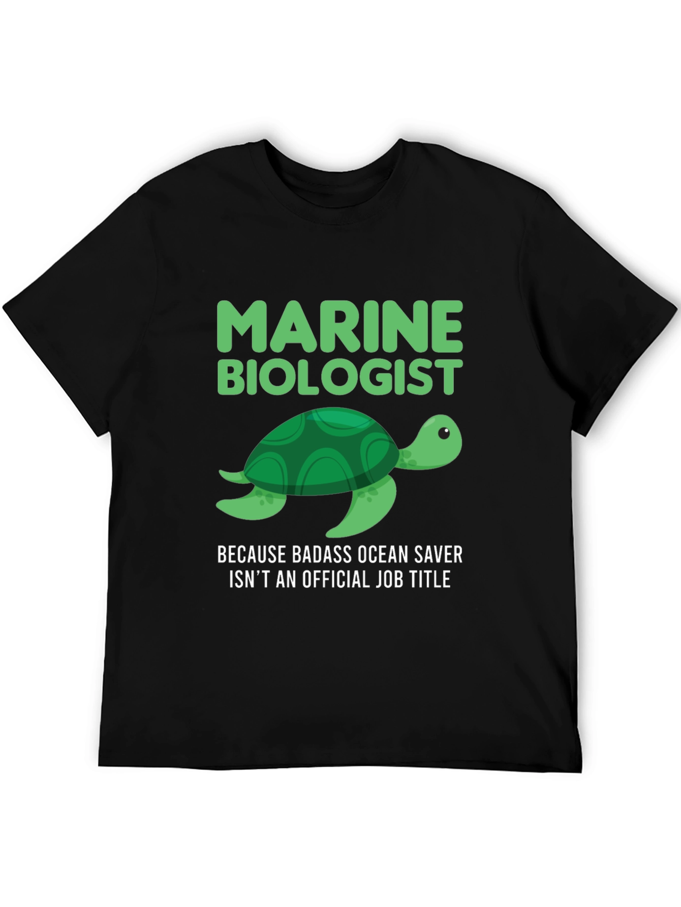 Marine Biologist Turtle Graphic T-Shirt