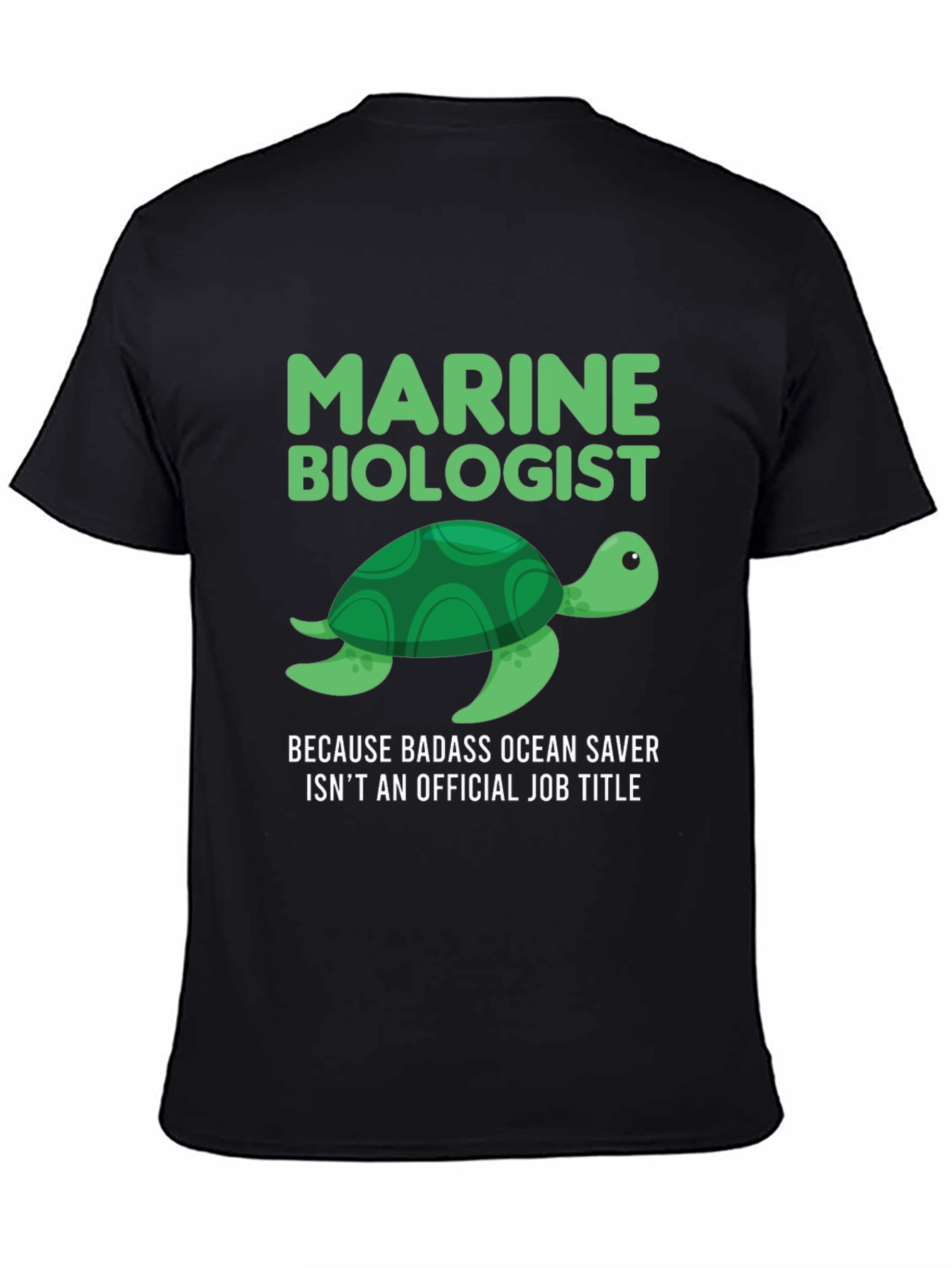 Marine Biologist Turtle Graphic T-Shirt
