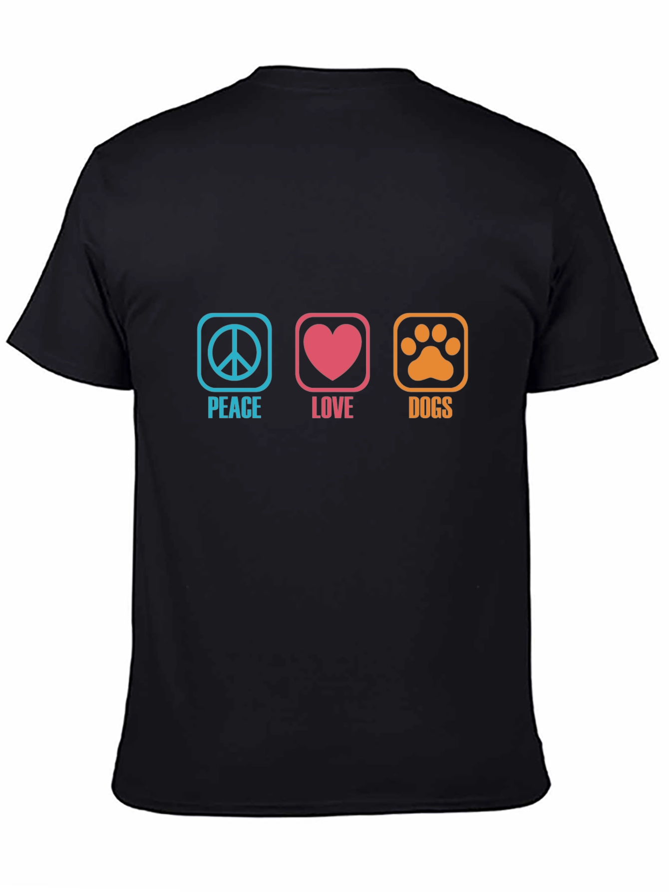 Peace Love Dogs Graphic T-Shirt