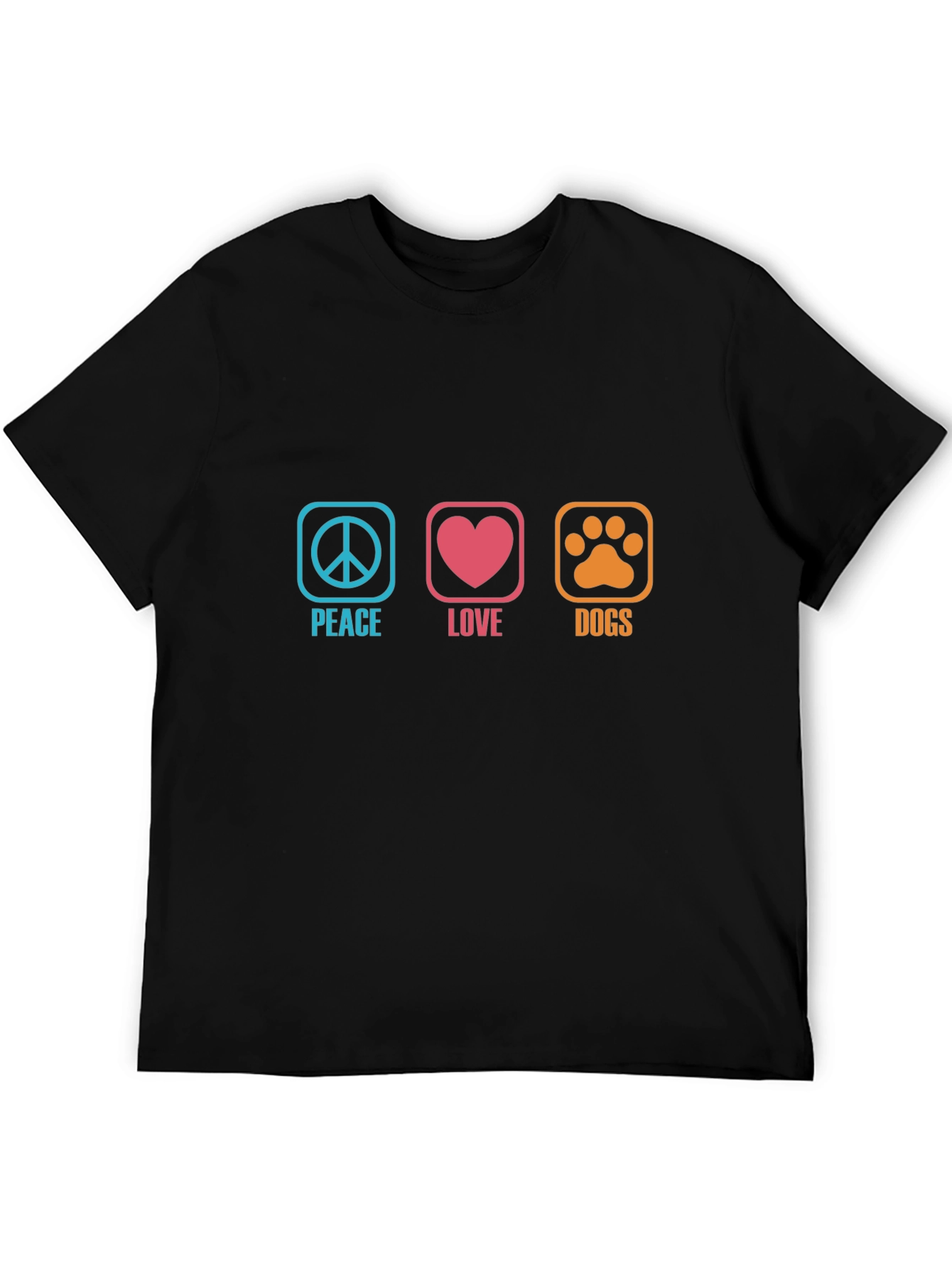 Peace Love Dogs Graphic T-Shirt