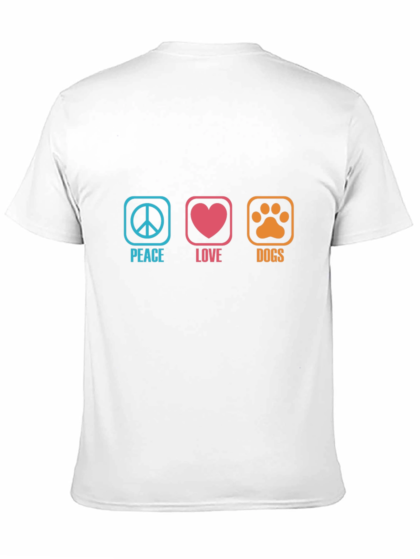 Peace Love Dogs Graphic T-Shirt