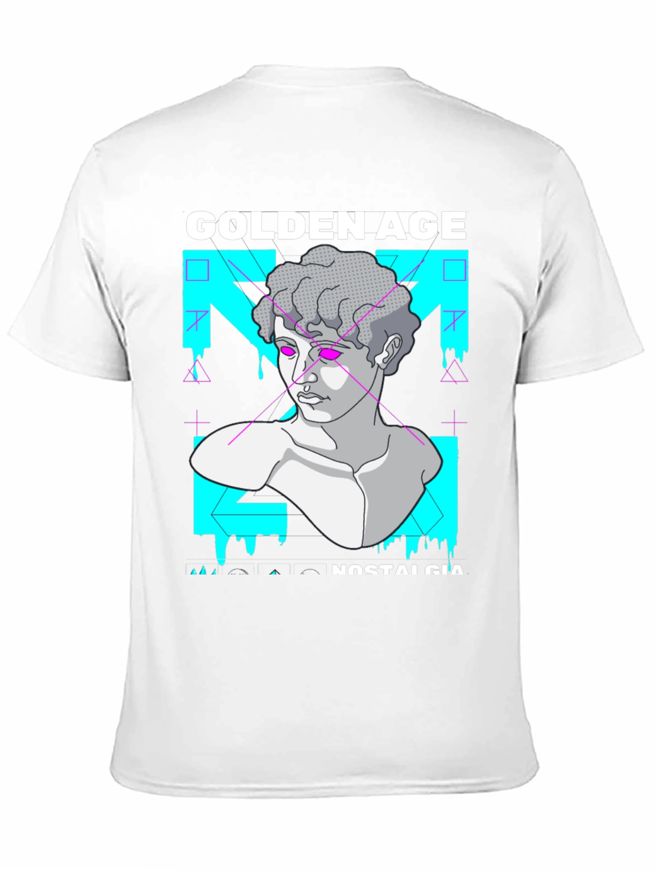 Golden Age Nostalgia Graphic Print T-Shirt